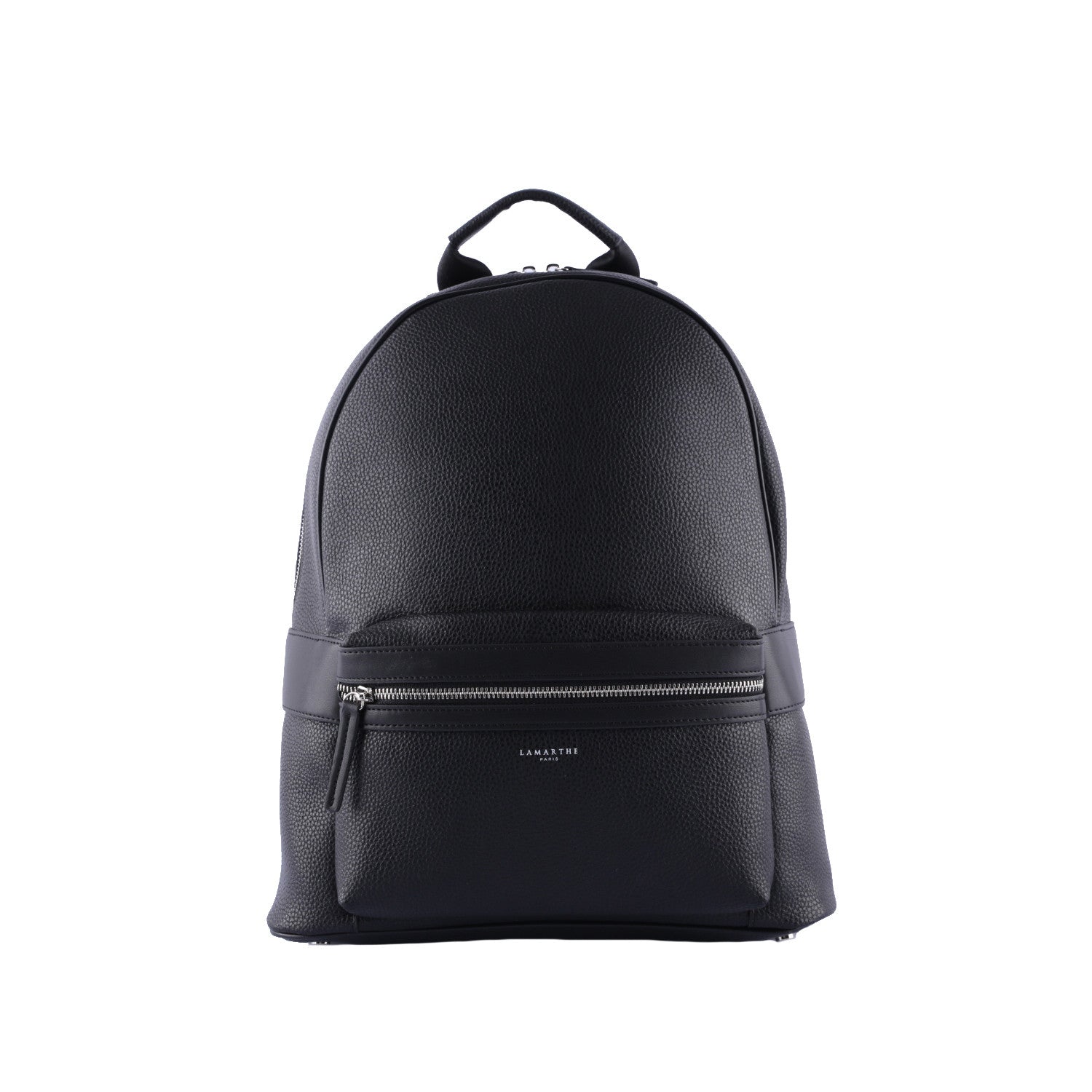 Lamarthe Free Rucksack Schwarz Spaltleder 30x40 cm