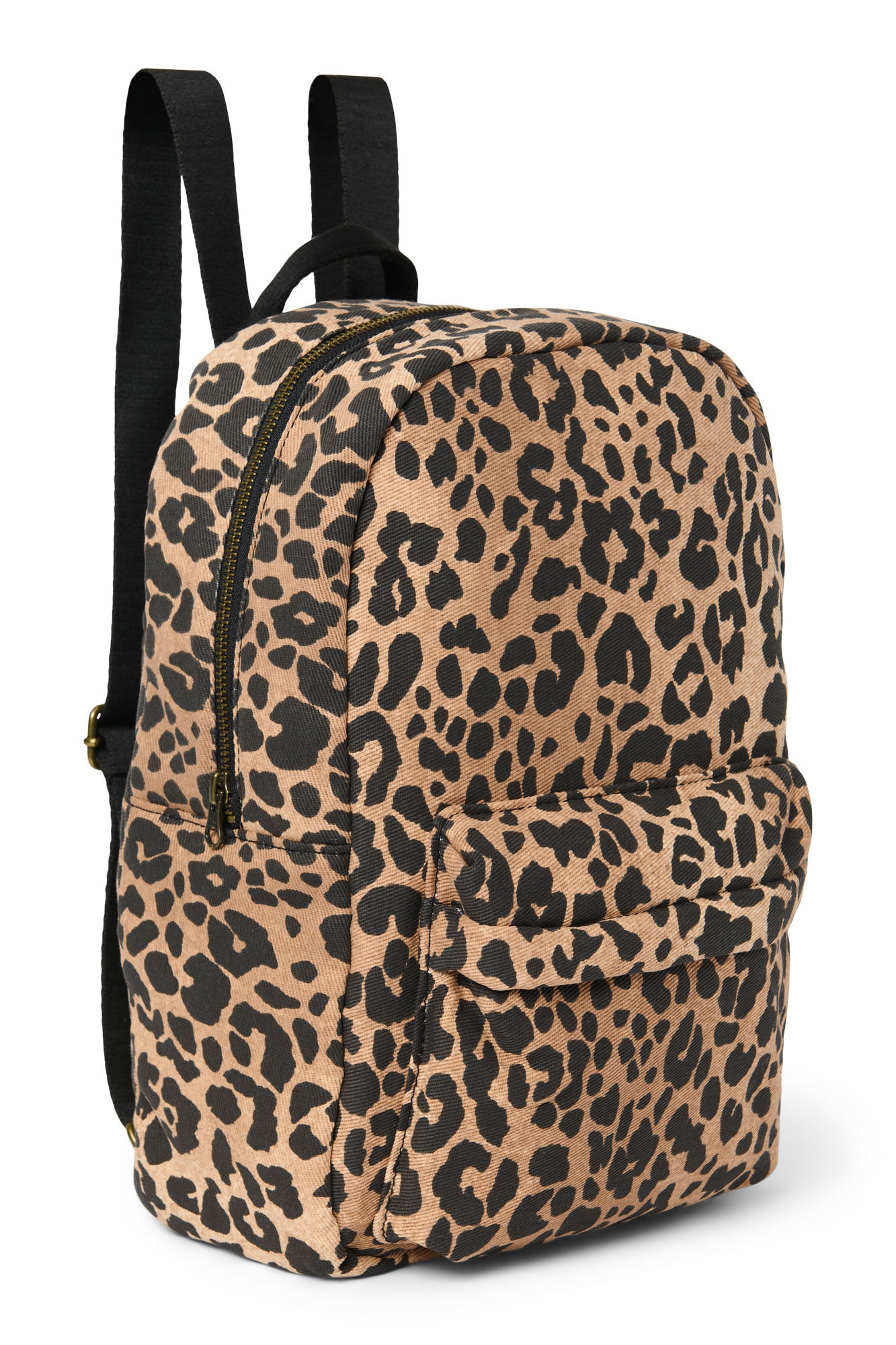 Studio Noos Cotton Midi Rucksack Brown Leopard Kinder