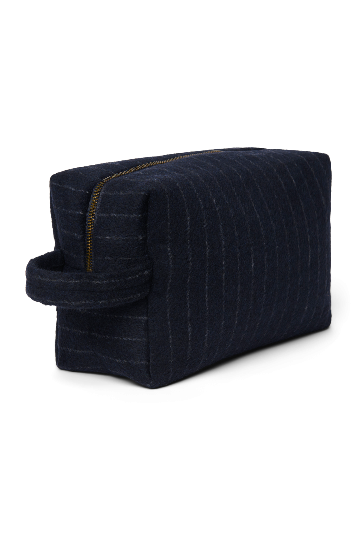 Studio Noos Flannel Chalkstripe Kulturtasche Dark Blue