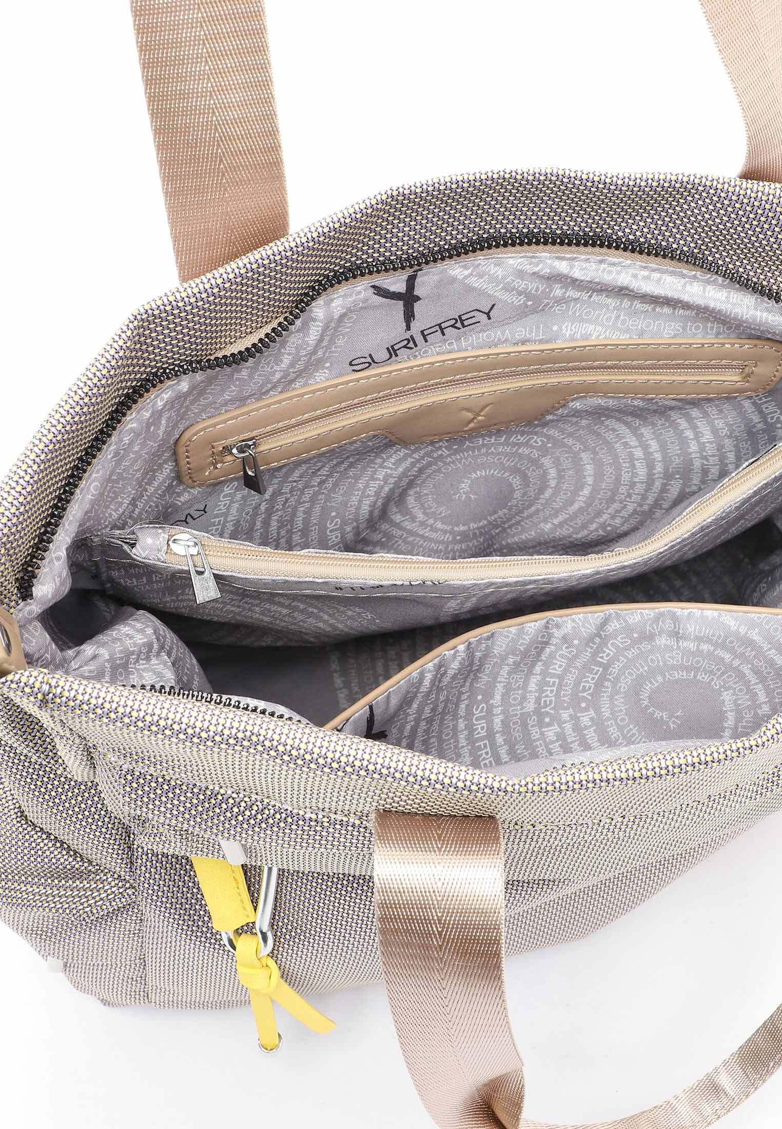 SURI FREY Marry 18013 Shopper Sand Zweifarbig Nylon