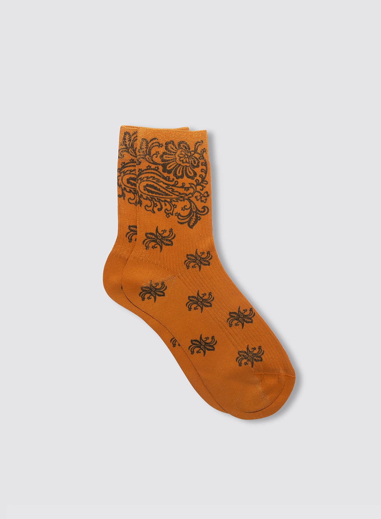 Maria la Rosa Fortaleza Socken Orange Seide Bandana