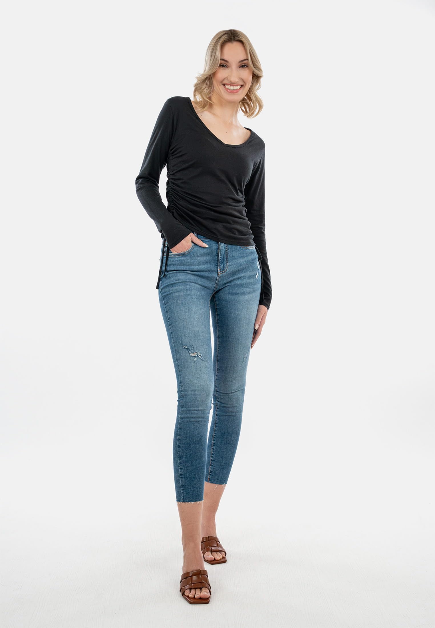 SURI FREY SFY Freyday SFW10045 Longsleeve V-Ausschnitt