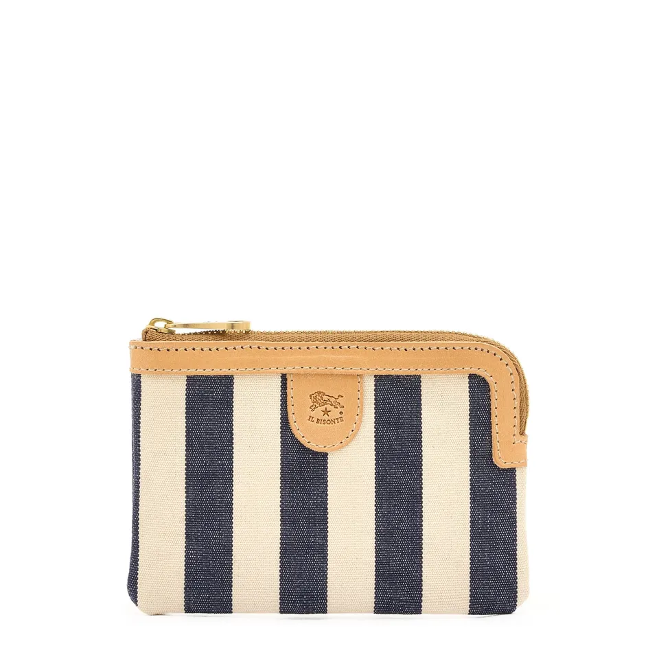 Il Bisonte Bustina Clutch Canvas multicolor Baumwolle