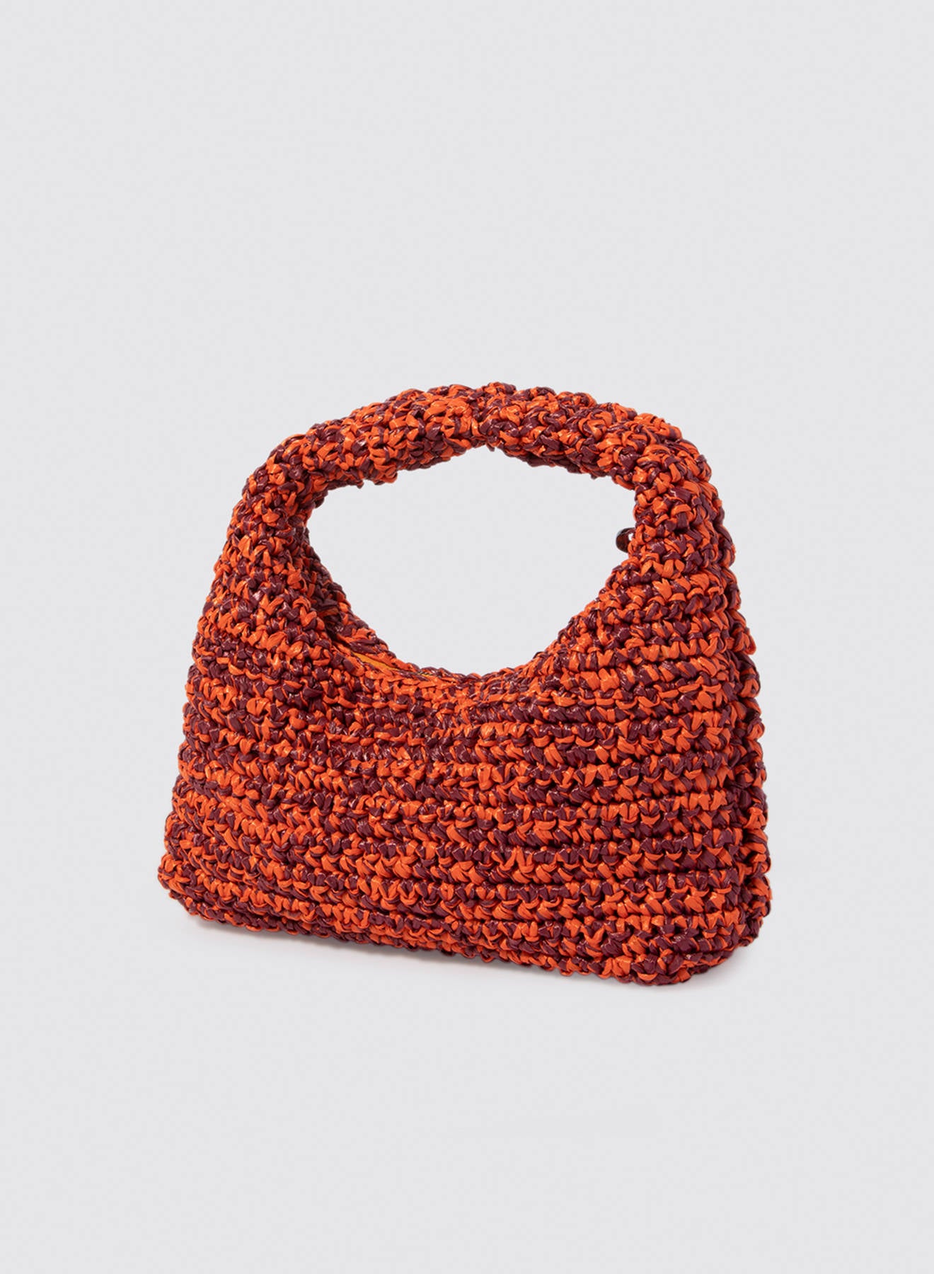 Maria la Rosa Nana WBS25.9 Hobo Tasche Grün Rost Raffia