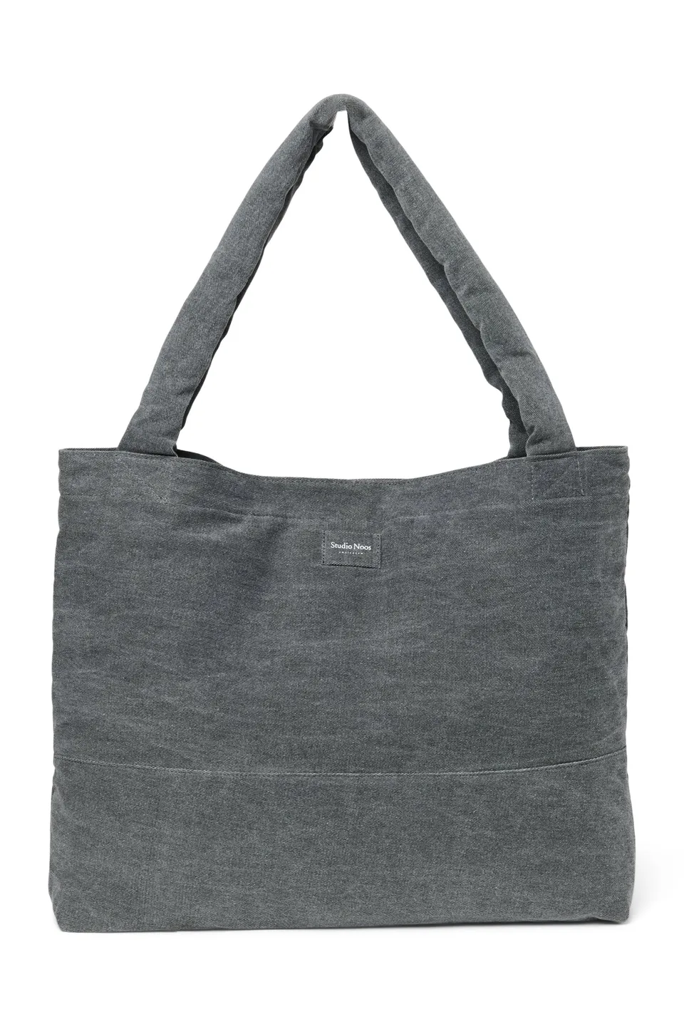 Studio Noos Denim Mom Bag Shopper Grau Jeansstoff