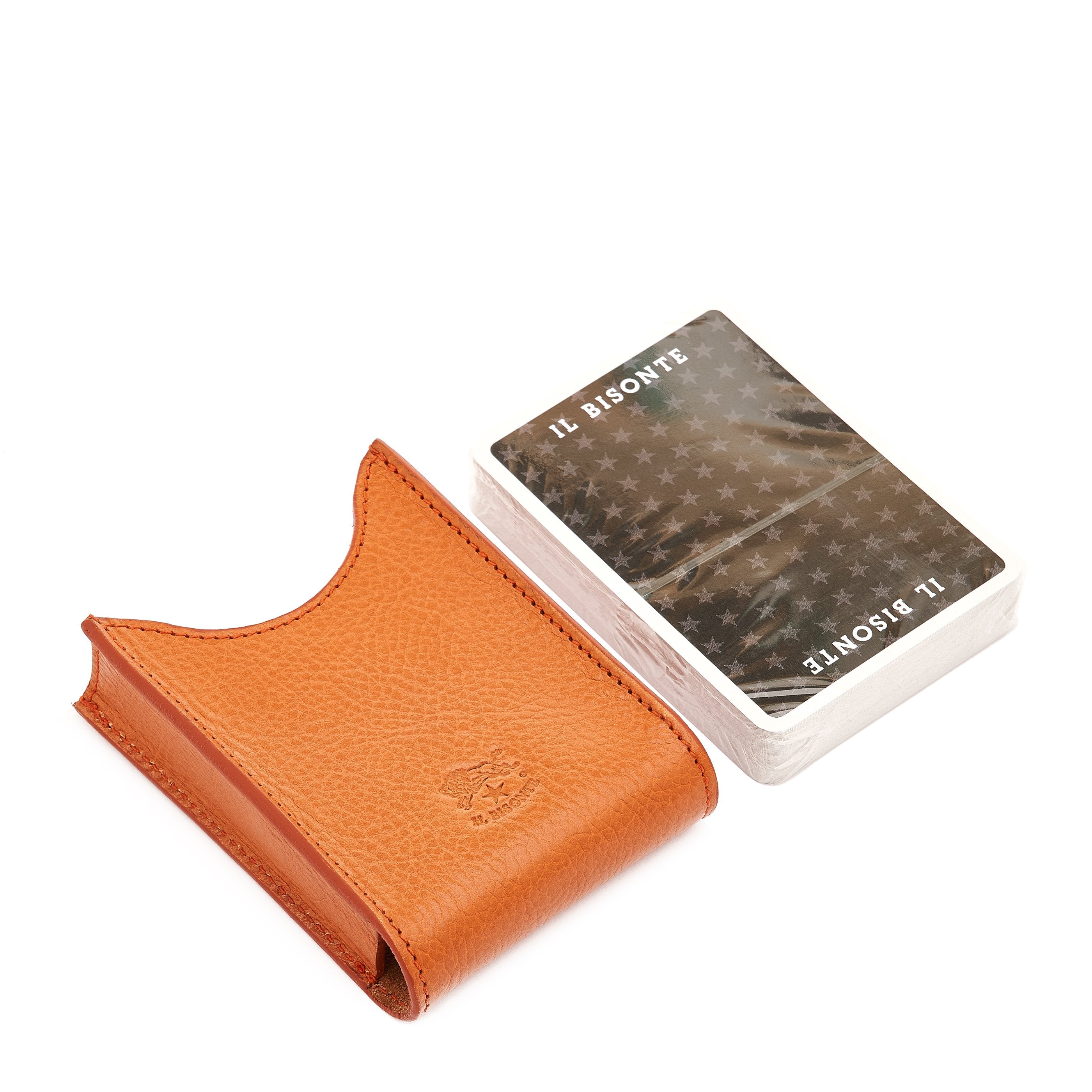 Il Bisonte Home Spielkartenetui Caramello 1 Deck