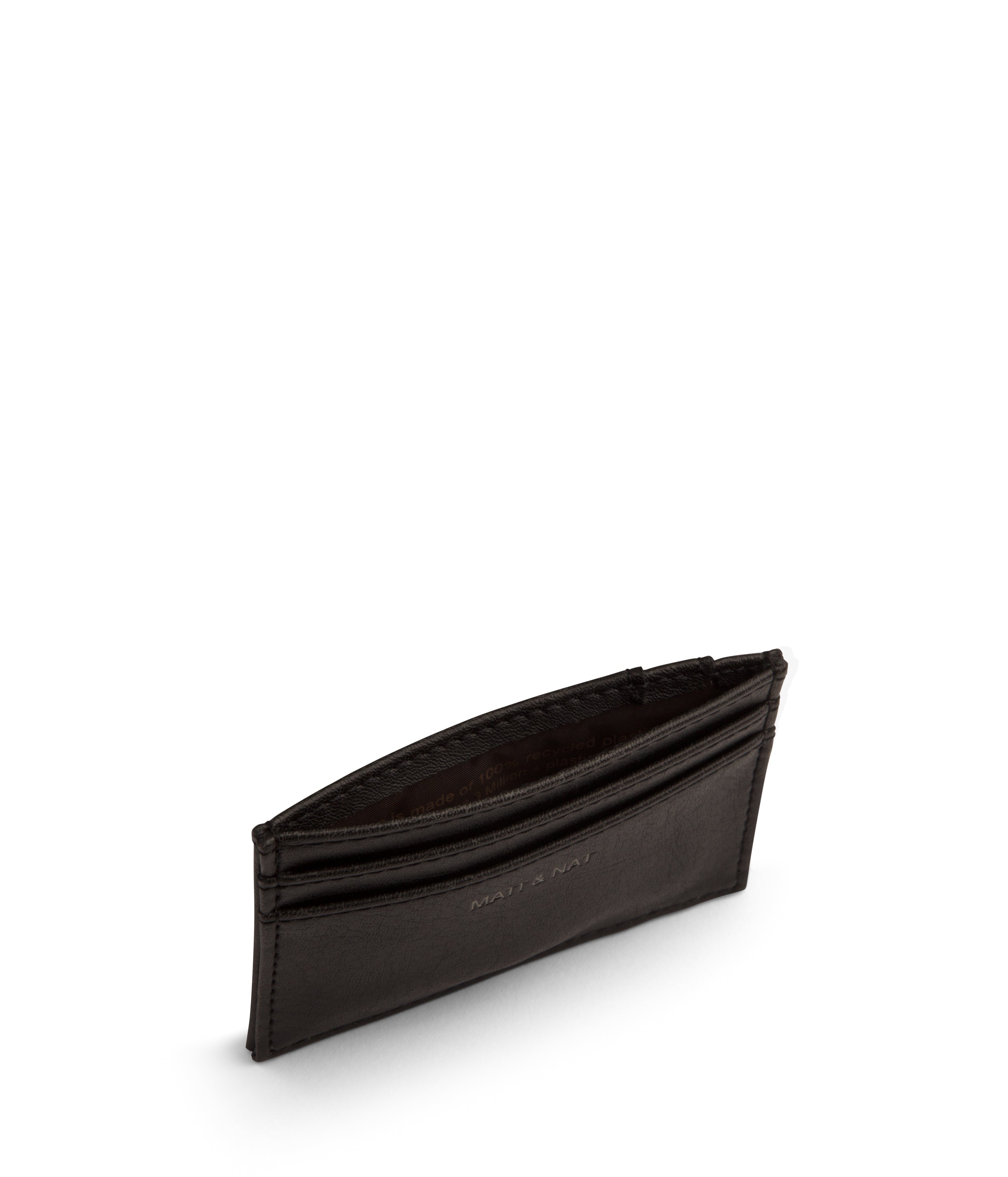 Matt & Nat Vintage Max Kartenetui Schwarz vegan