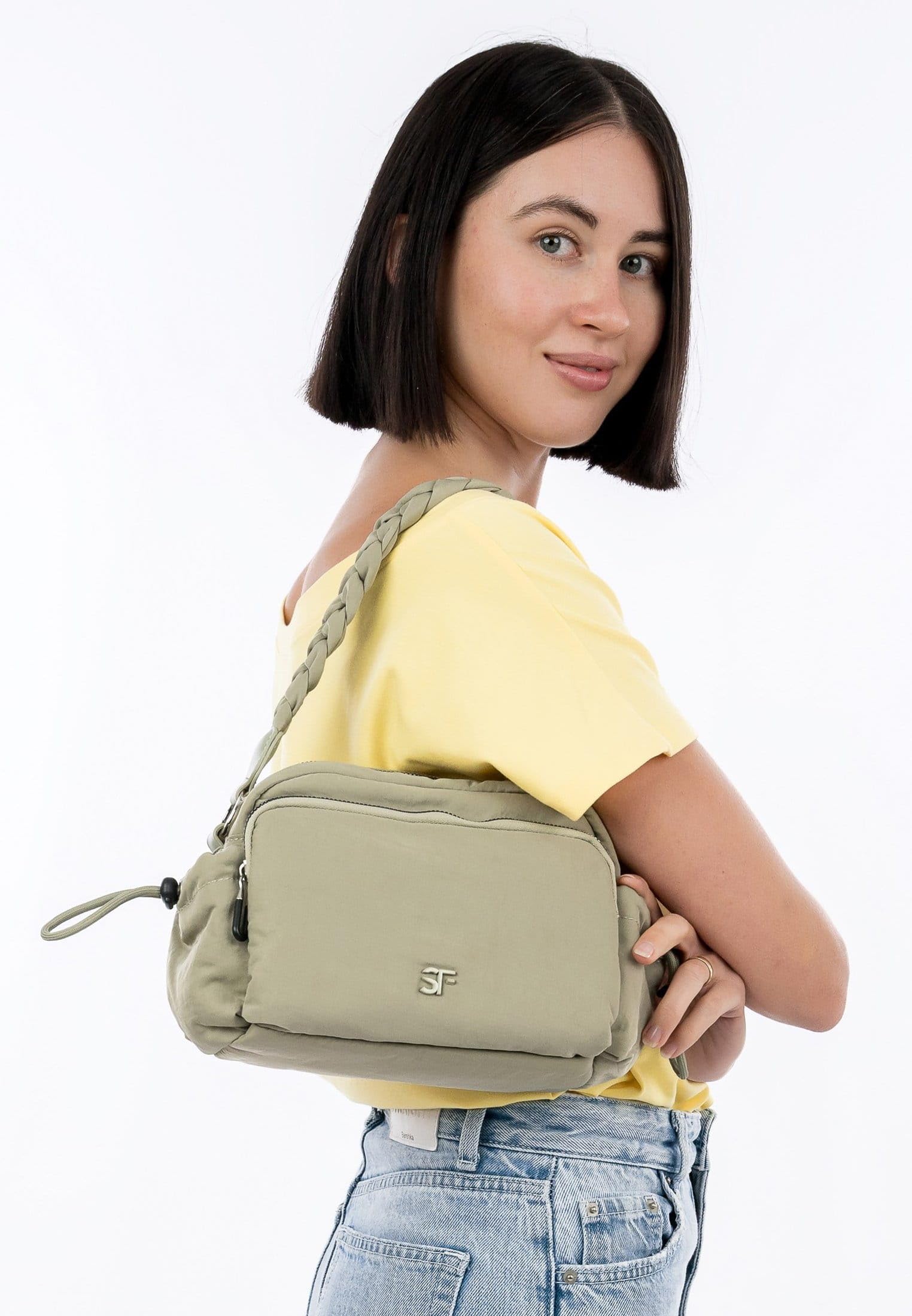 SURI FREY Abby Umhängetasche Lightkhaki Polyester