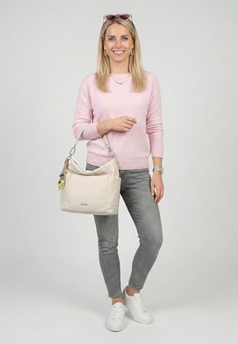 SURI FREY Sissy Hobo Bag Schultertasche Beige 26cm
