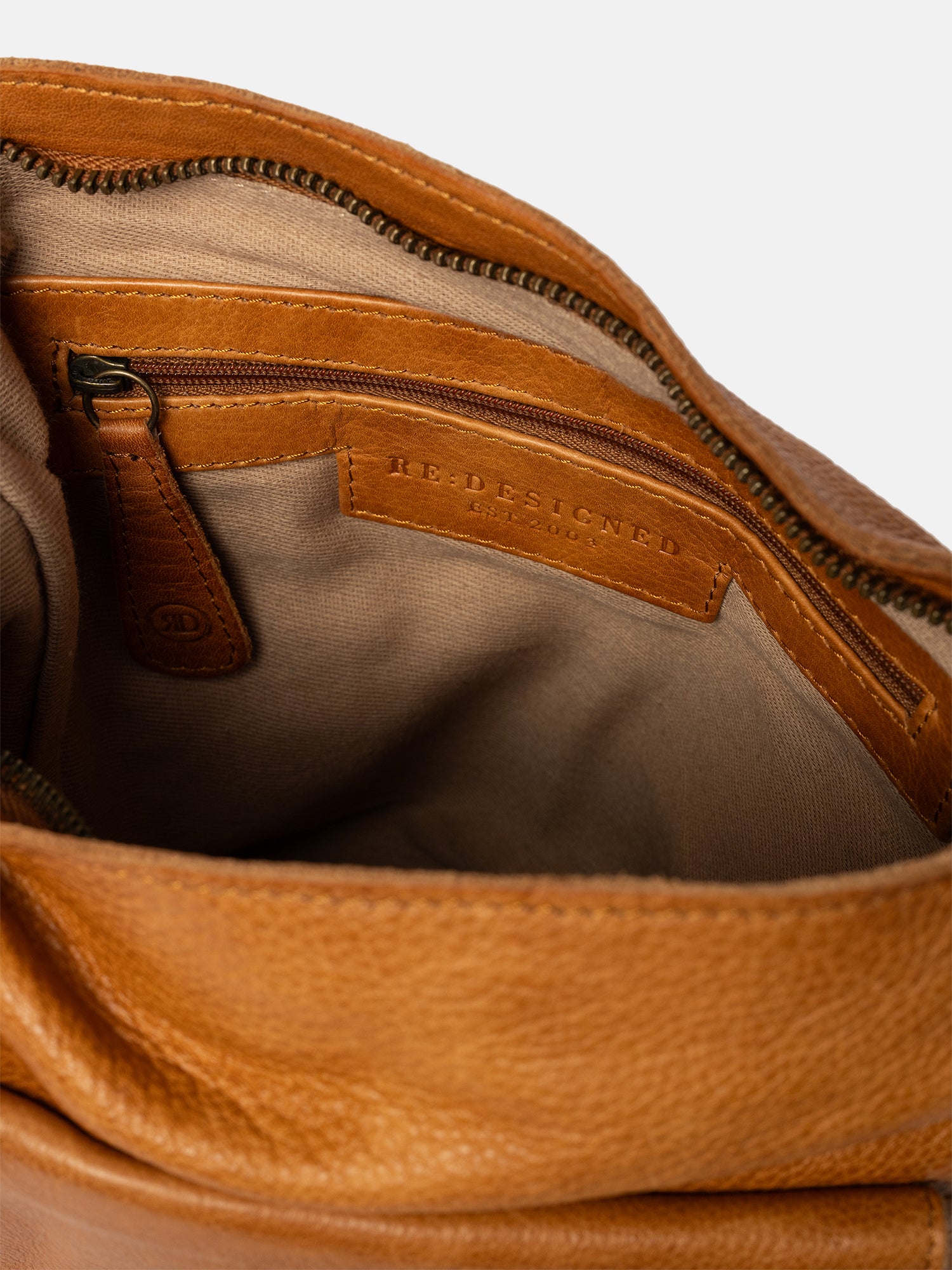 RE:DESIGNED Kay Urban 4874 Umhängetasche Braun Leder