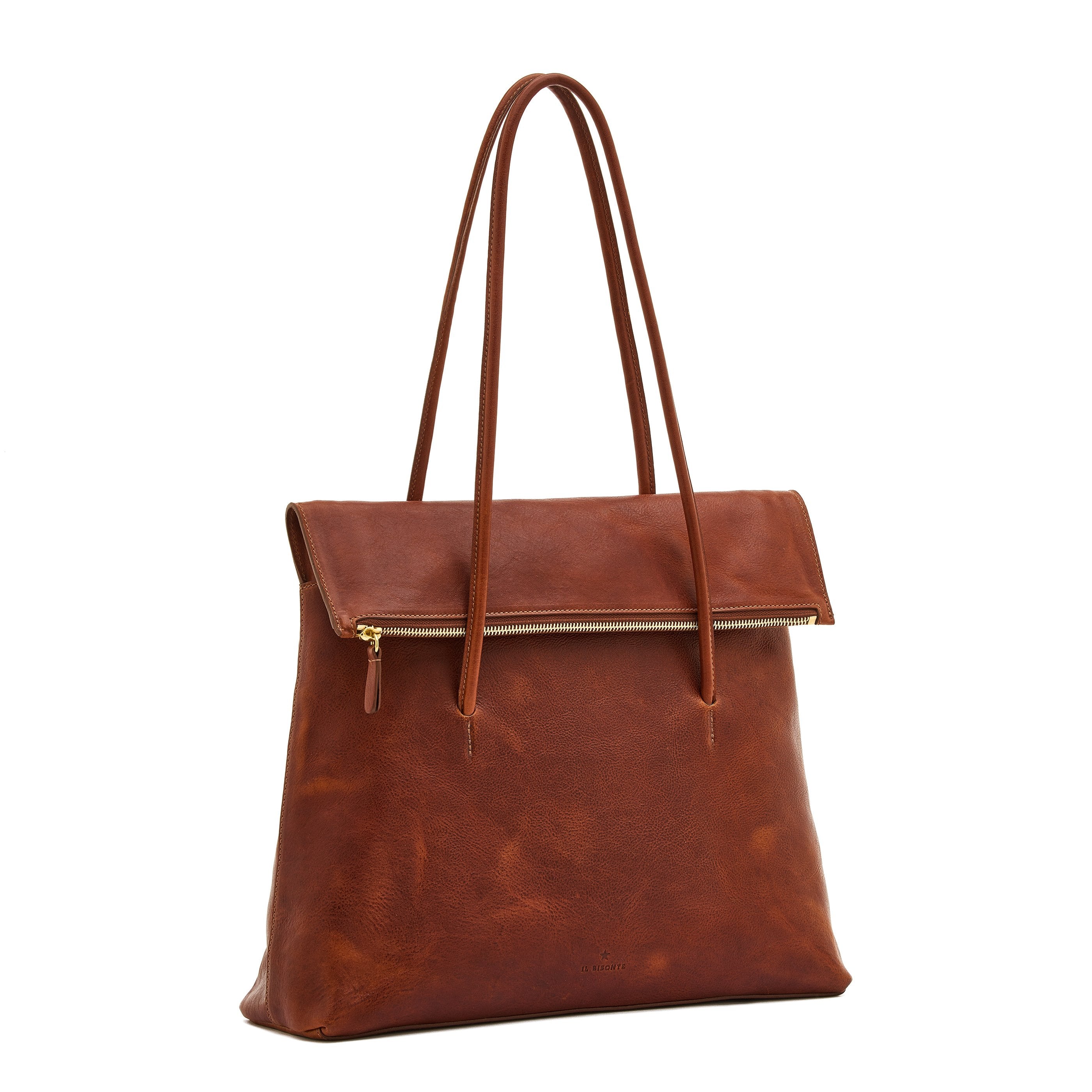 Il Bisonte Anna Shopper Seppia Vollleder