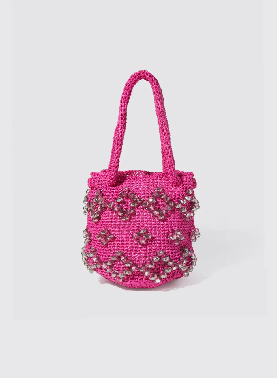 Maria la Rosa La Gemmé Mini Bucket Fuchsia Stein