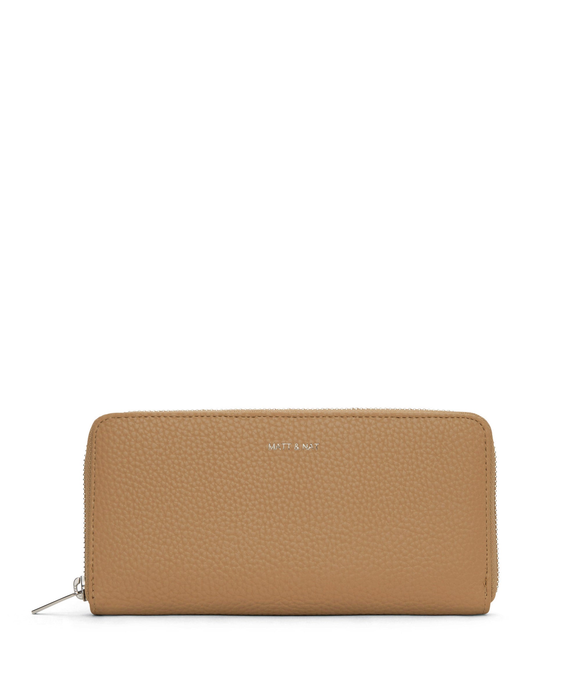 Matt & Nat Purity Central Wallet Schwarz Reißverschluss