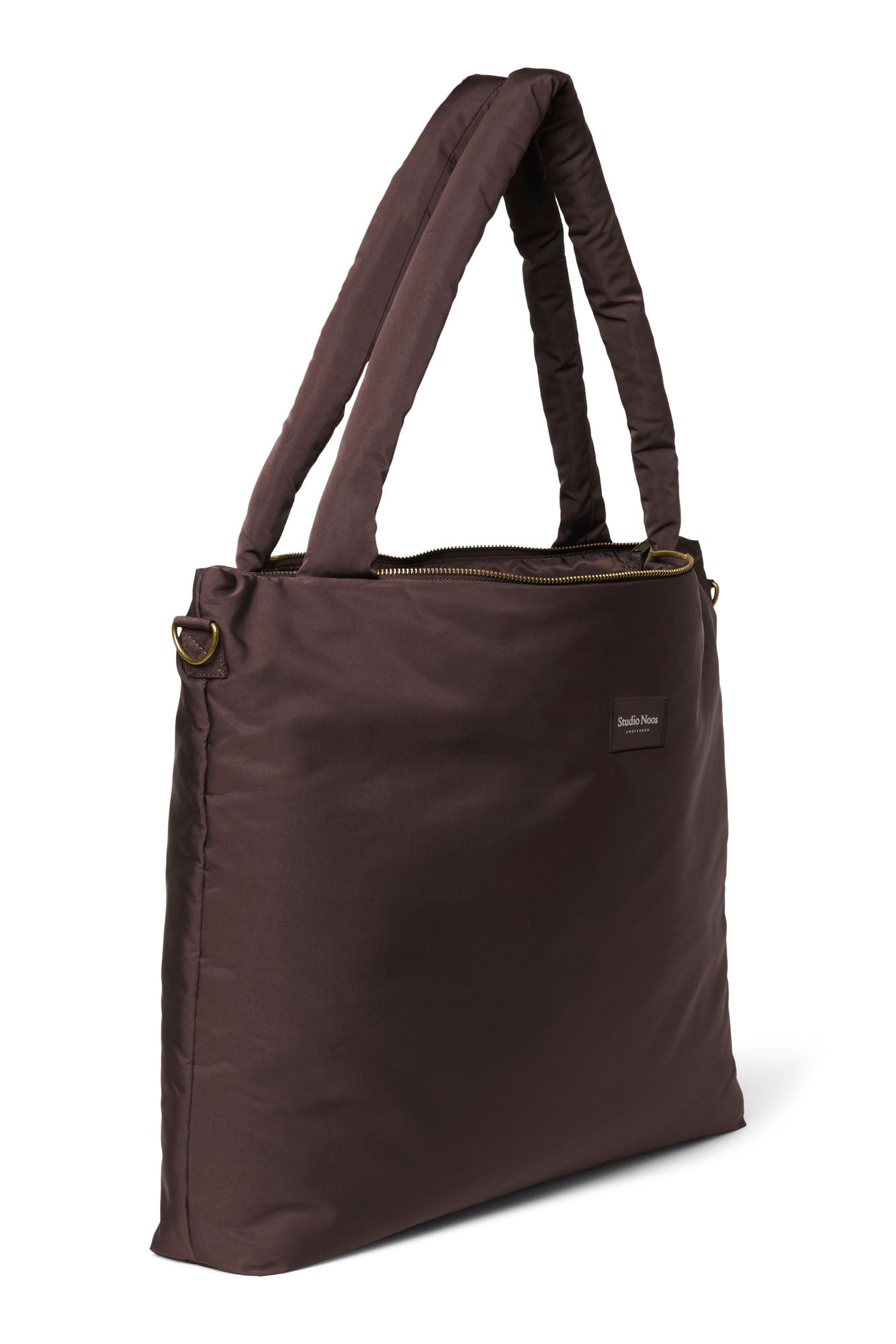 Studio Noos Puffy Diaper Bag Wickeltasche Braun Steppoptik