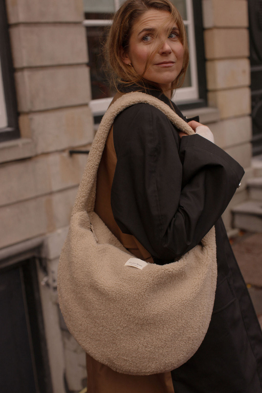 Studio Noos Teddy Umhängetasche Ecru Crossbody