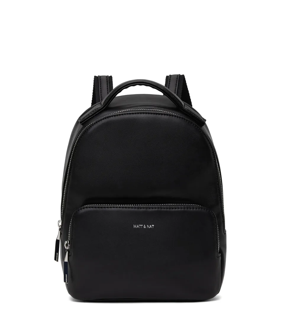 Matt & Nat Sol Caro SM Rucksack Schwarz vegan