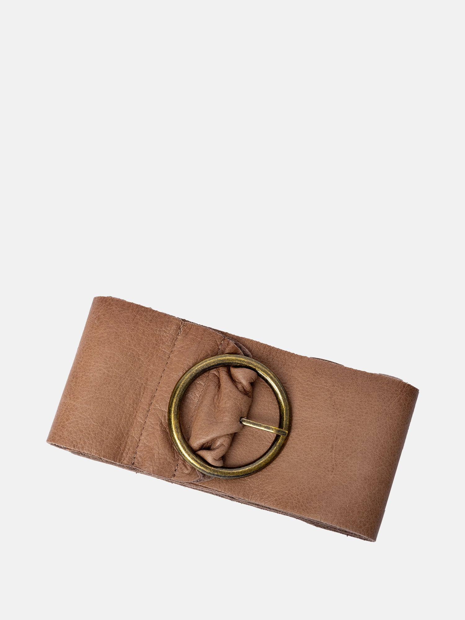 RE:DESIGNED Hila Gürtel Taupe 8cm Ledergürtel