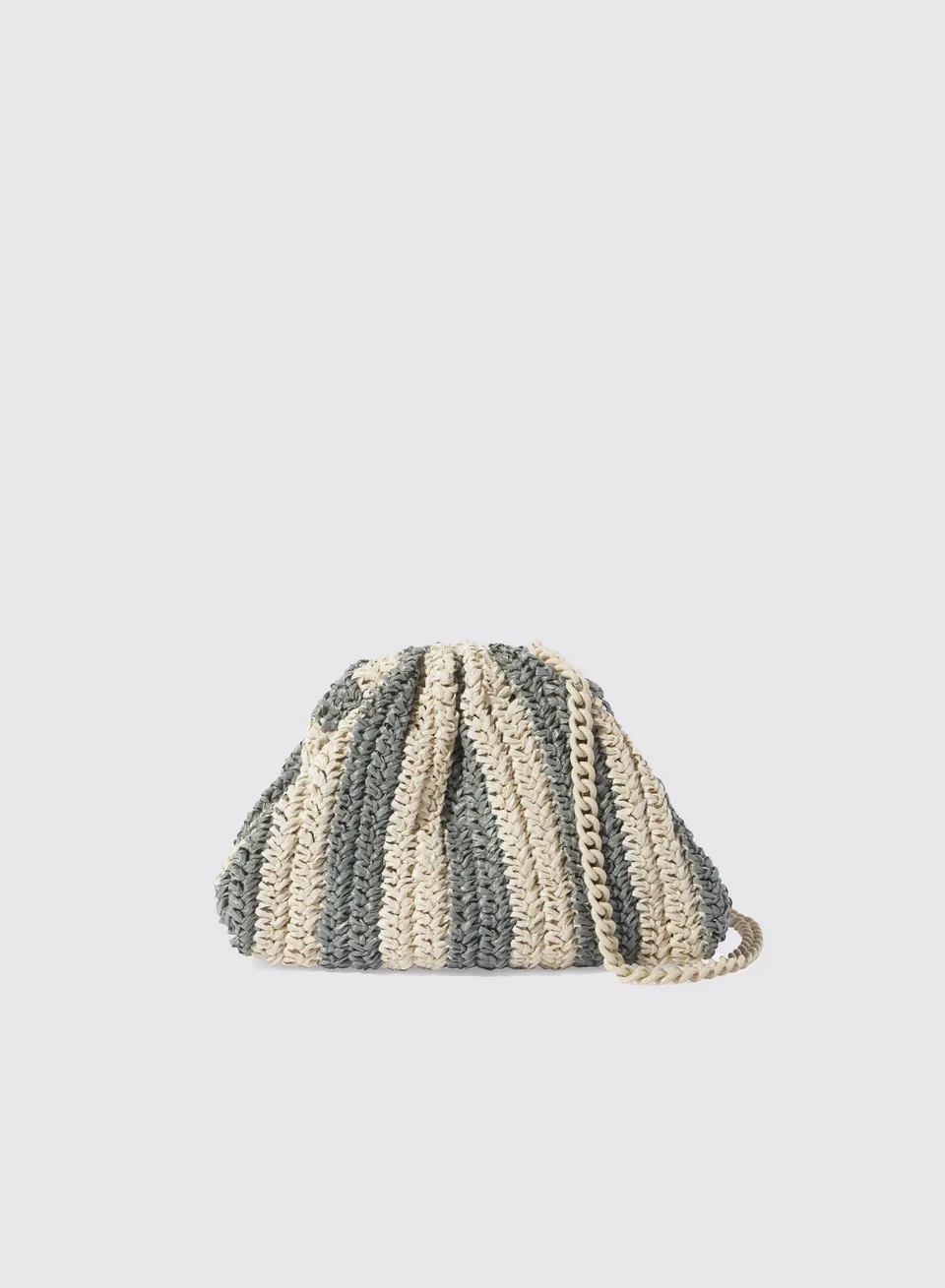 Maria la Rosa Mini Game Clutch Schwarz Viskose