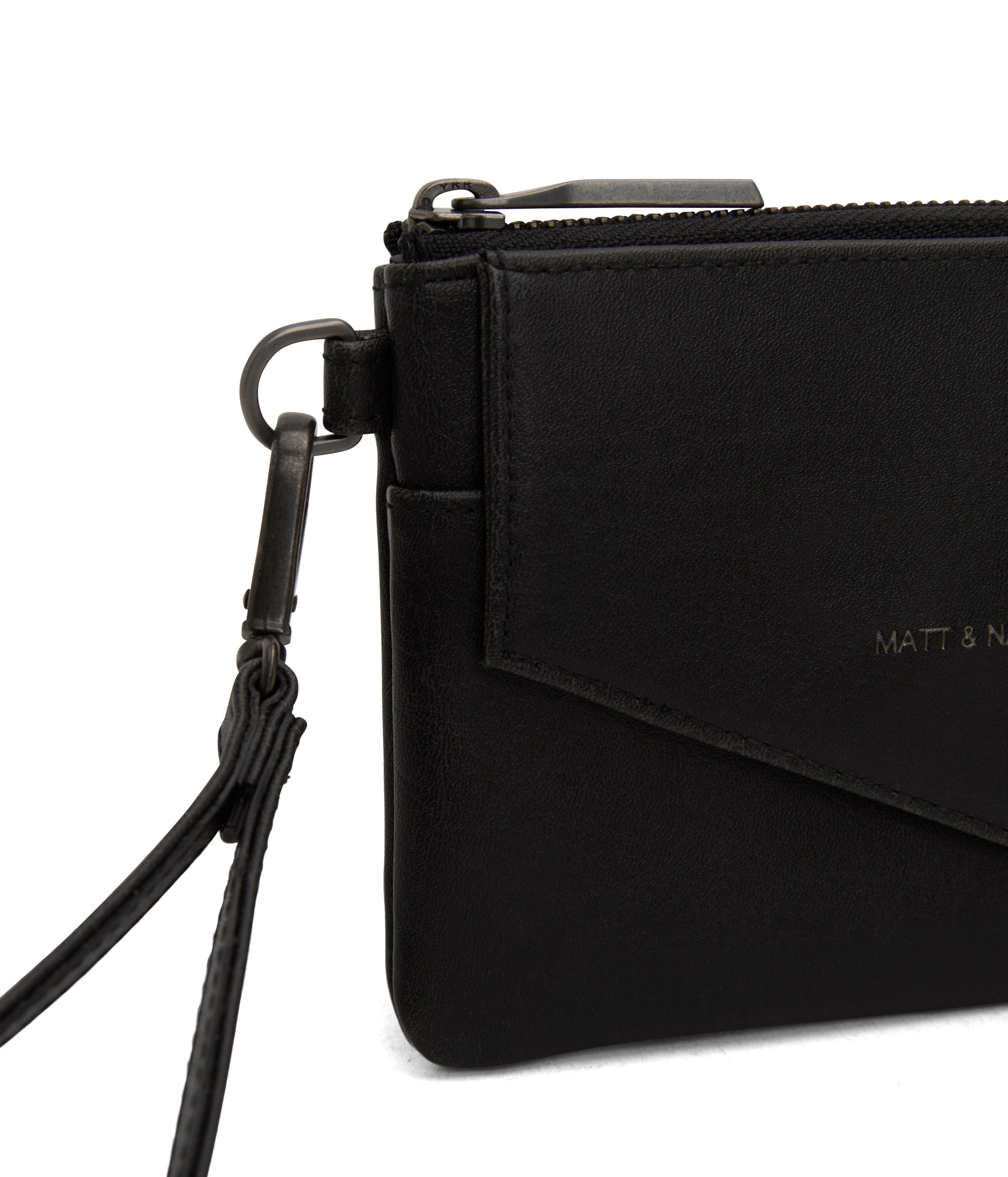 Matt & Nat Vintage Nia SM Geldbörse Schwarz klein