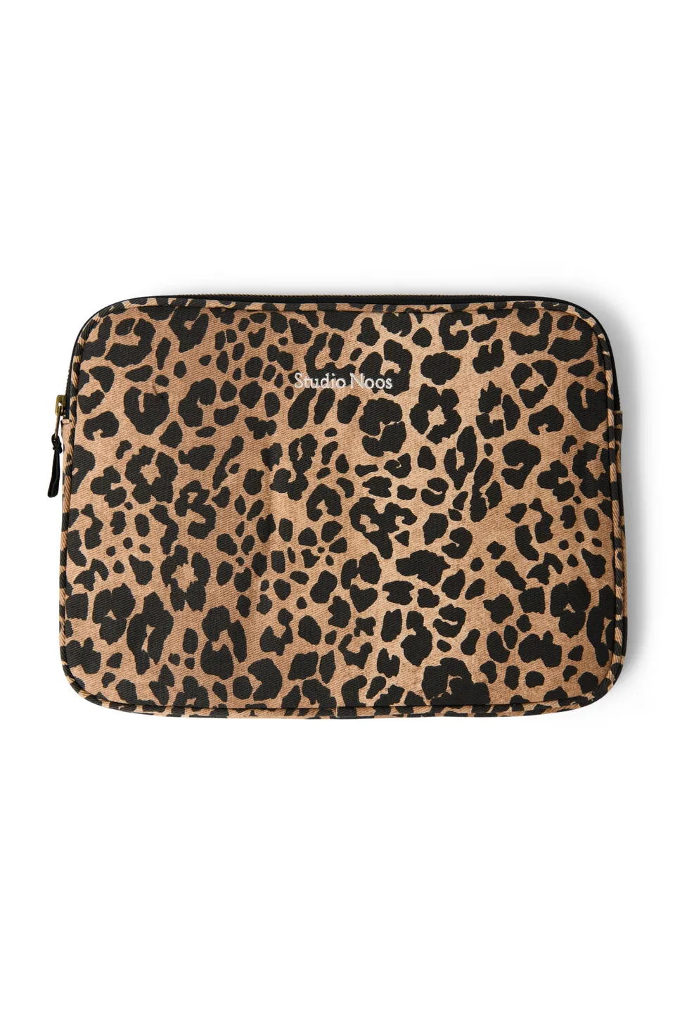Studio Noos Cotton Laptop Sleeve 13 Inch Laptoptasche Brown Leopard