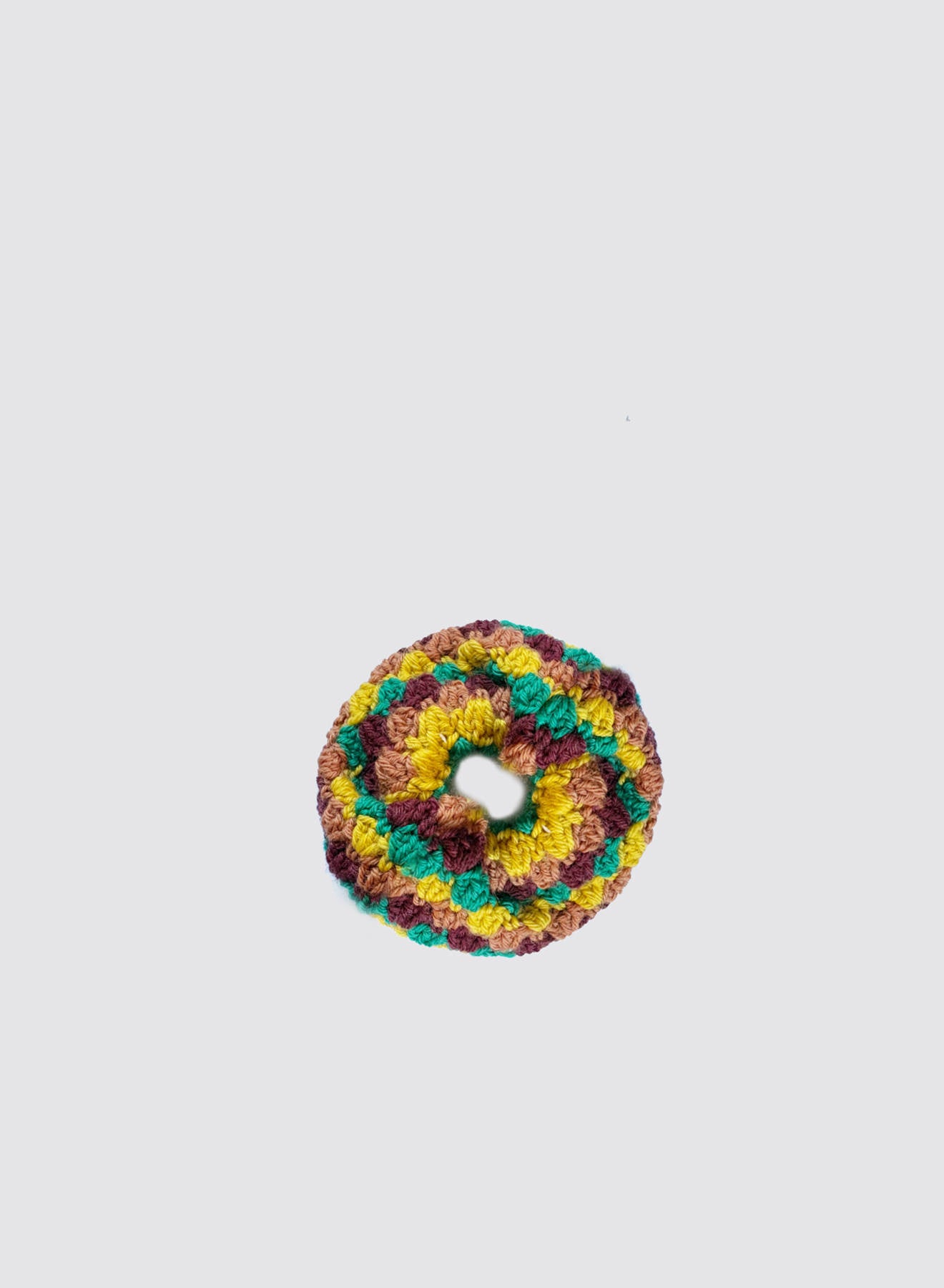 Maria la Rosa Scrunchie Crochet Haargummi Orange