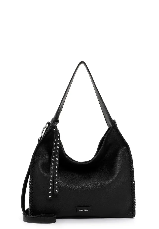 SURI FREY Franzy Hobo Bag M Schultertasche Schwarz A4