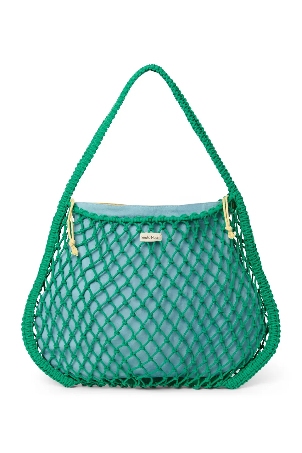 Studio Noos Macrame Mom Bag Wickeltasche Grün Wende-Einsatz