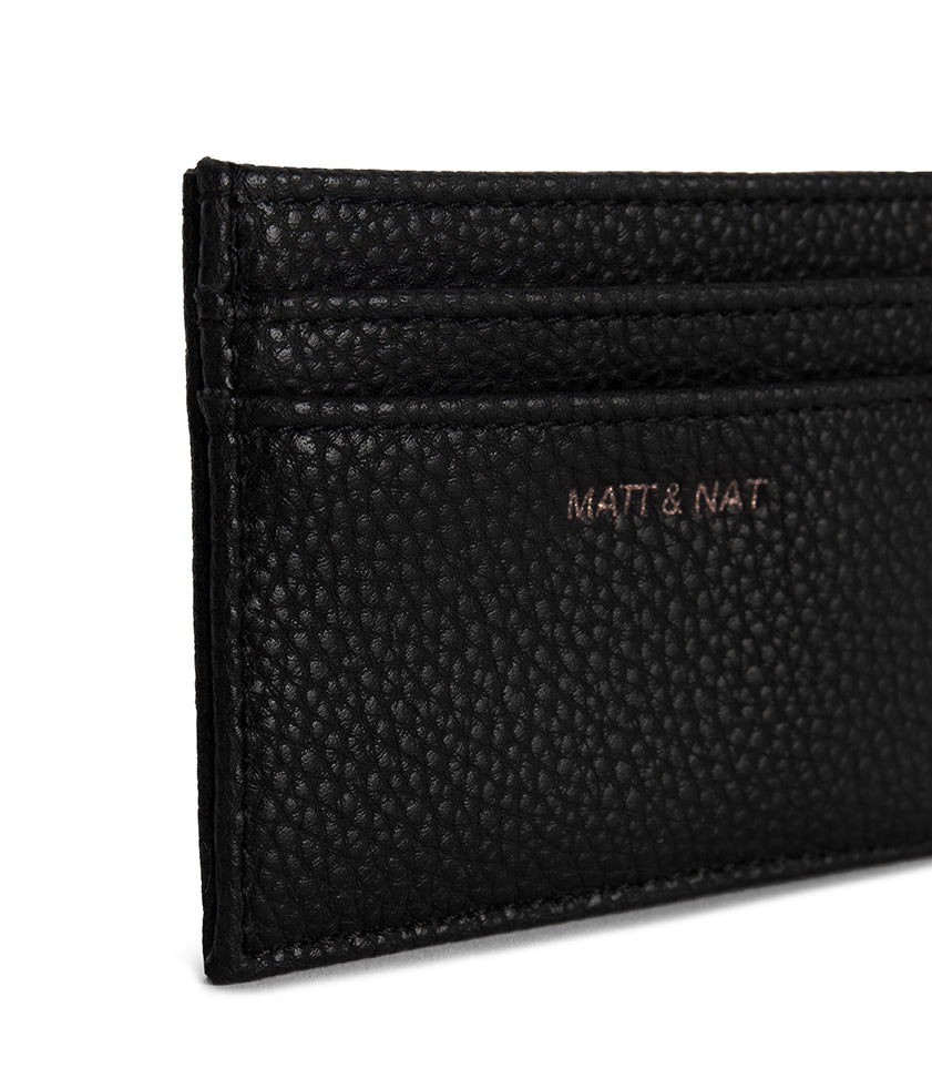 Matt & Nat Max Grain Kartenetui Schwarz 5 Fächer