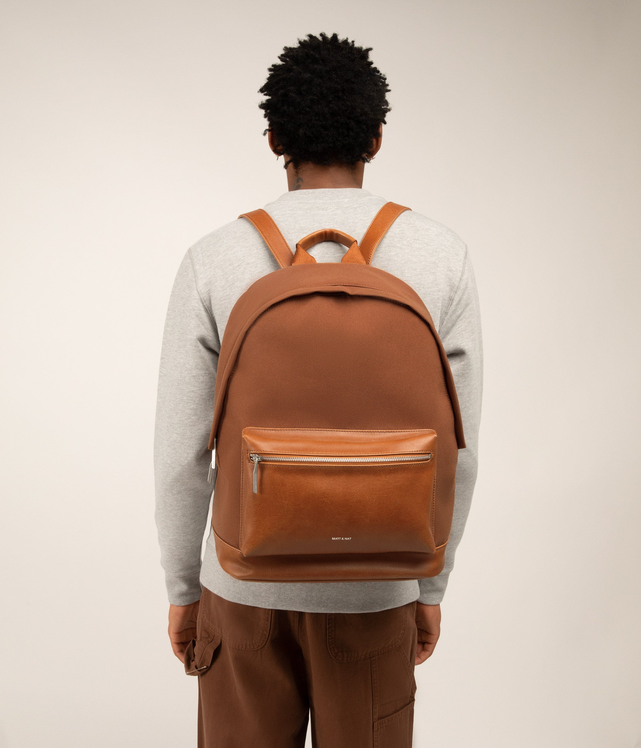 Matt & Nat Canvas Balilg Rucksack Schwarz 15 Zoll