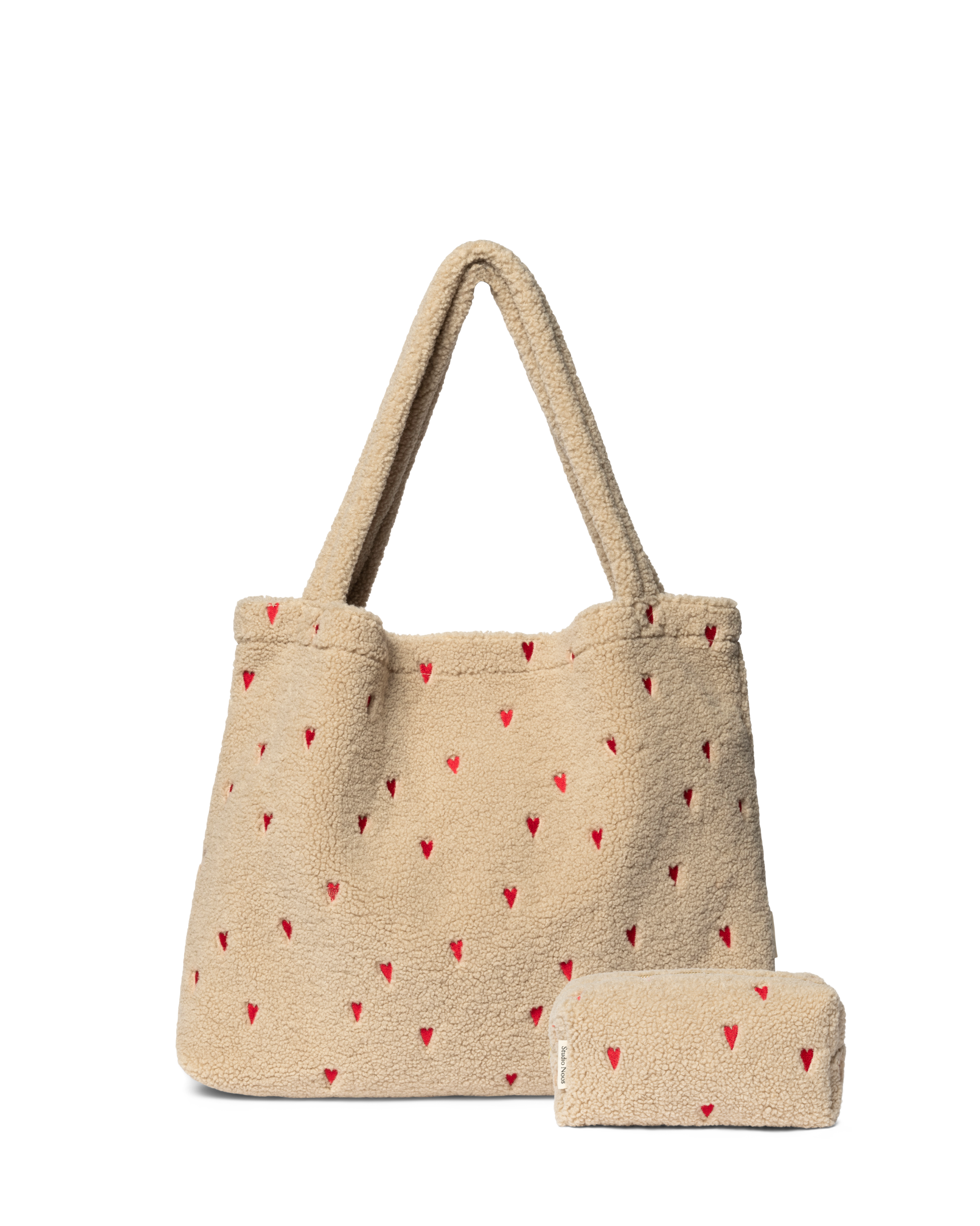 Studio Noos Classic Teddy Geschenkset Ecru Hearts