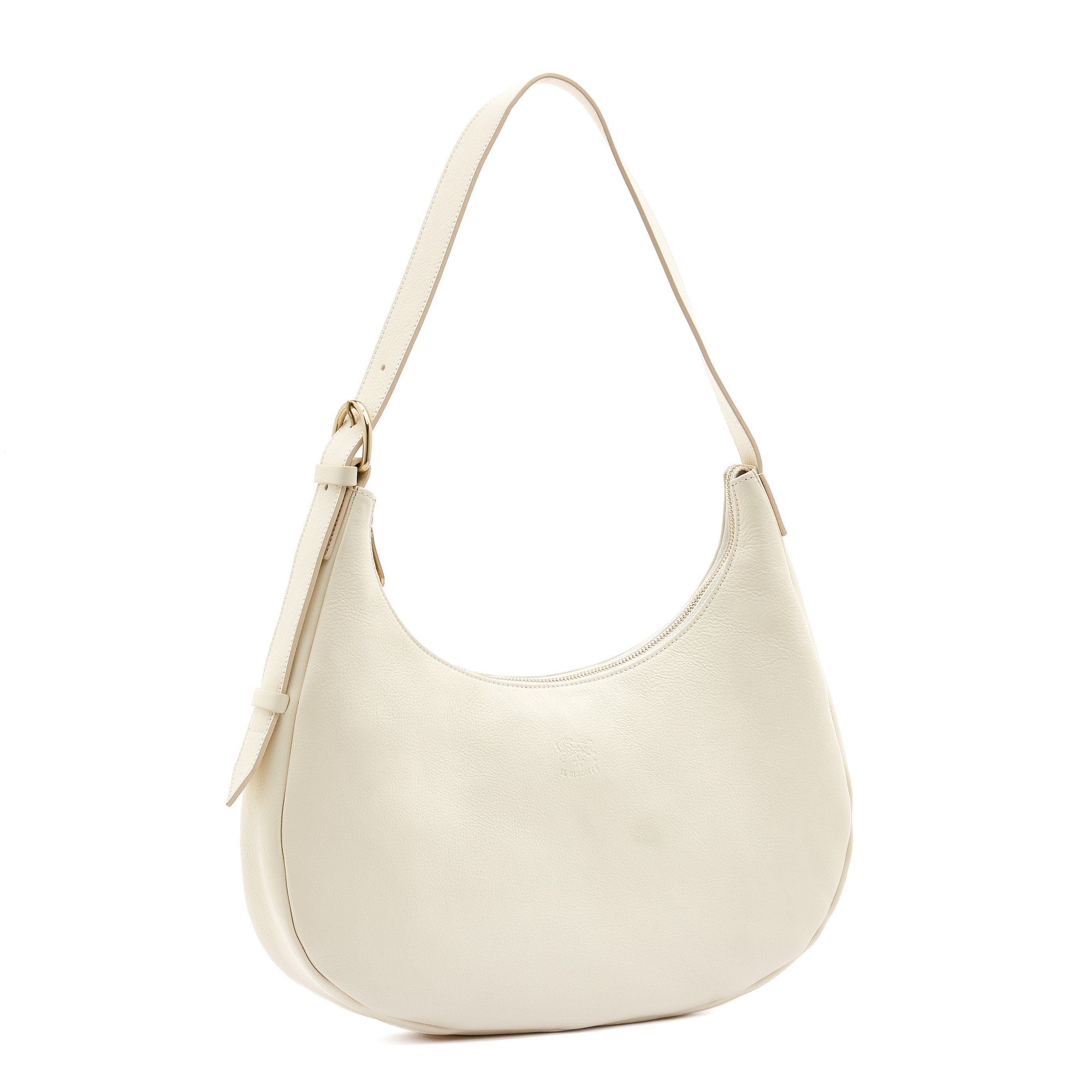 Il Bisonte Belcanto Schultertasche Latte Rindsleder