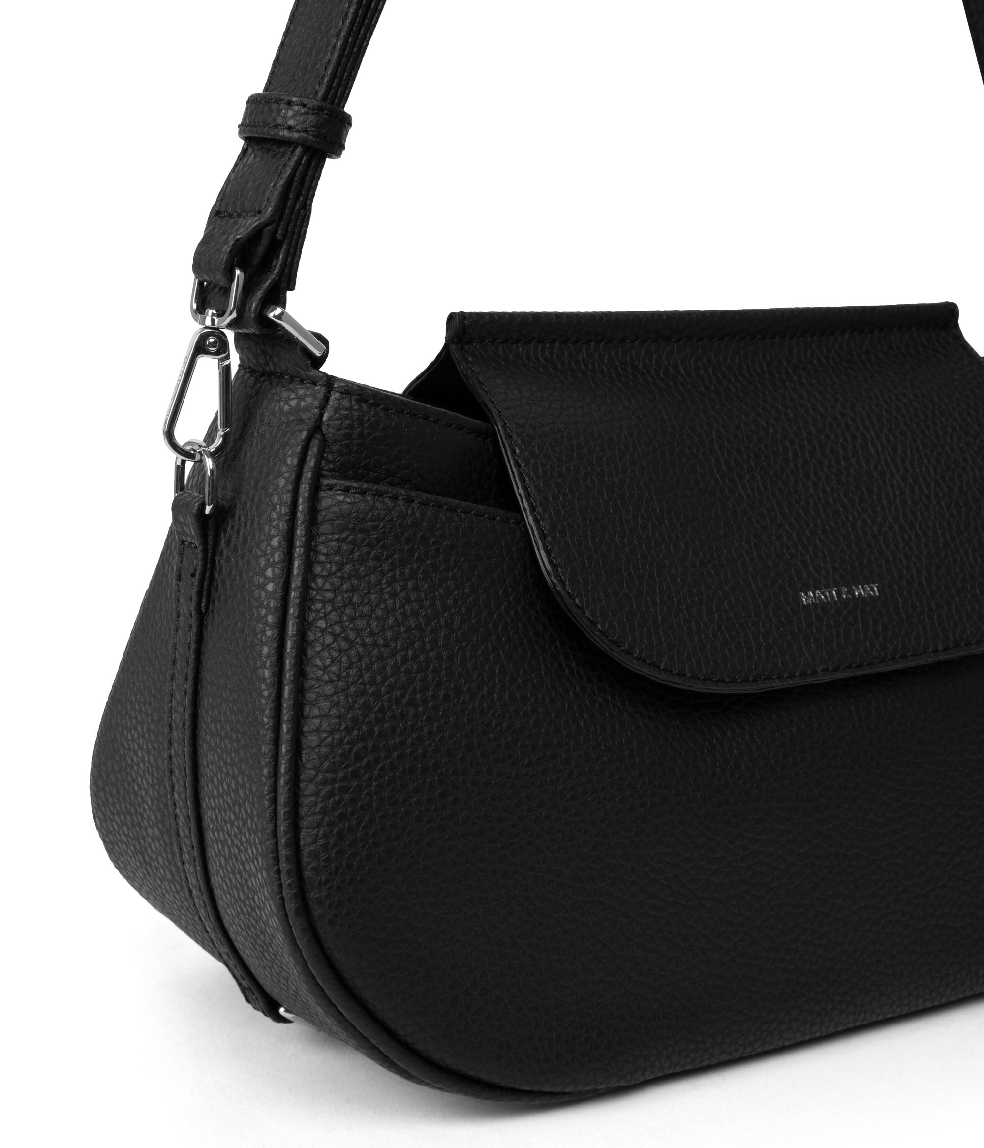 Matt & Nat Piper Purity Schultertasche Schwarz vegan