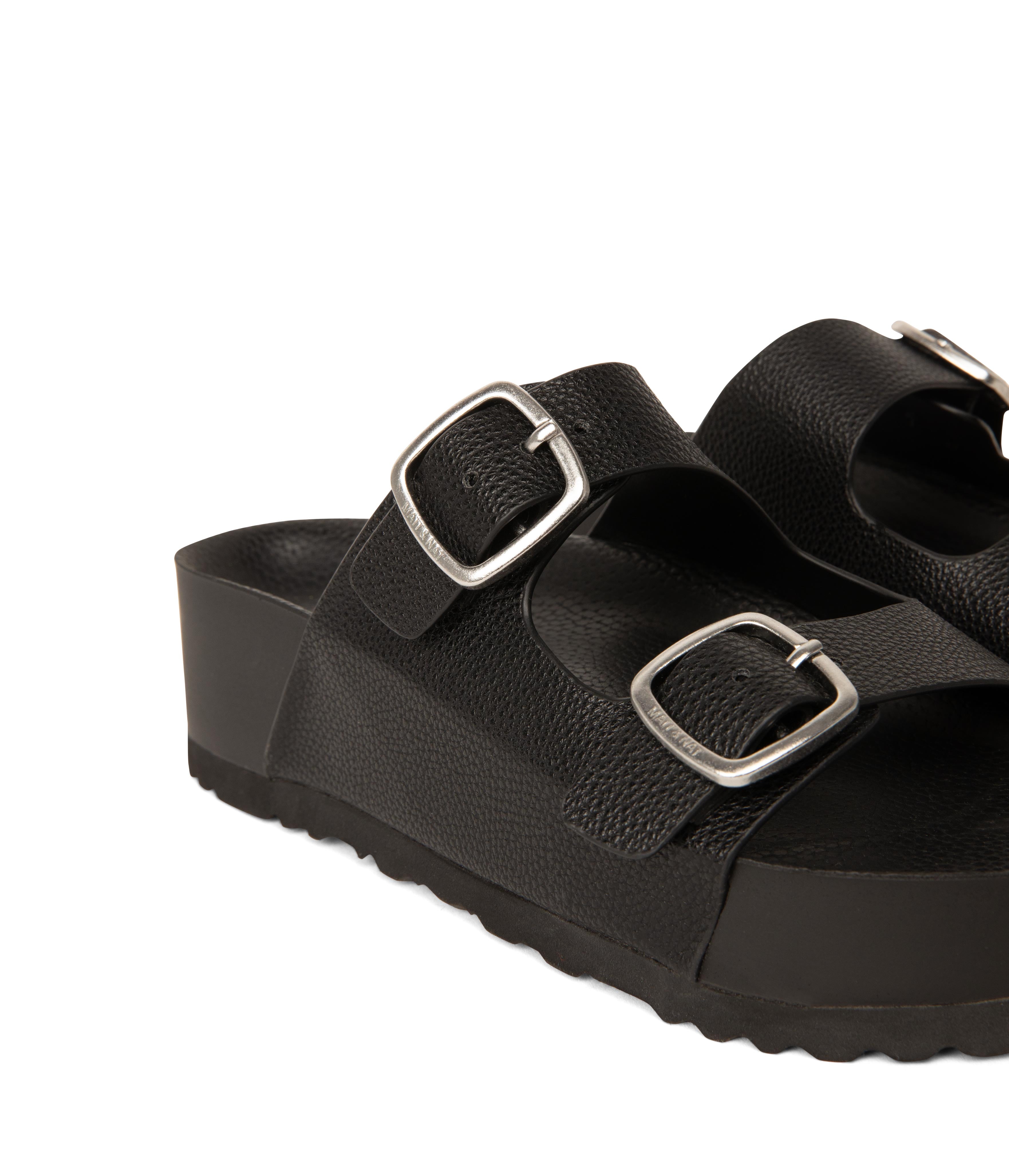 Matt & Nat Olaya vegane Sandalen schwarz Doppelriemen