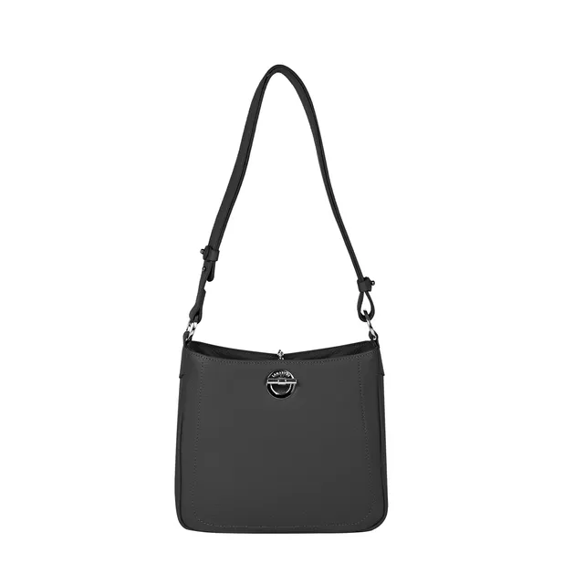Lamarthe Paris Crossbody Schwarz Vollleder