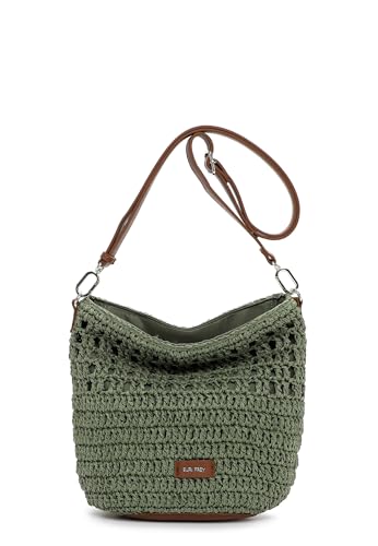 SURI FREY Marley Crossover Bag Umhängetasche Khaki Bast