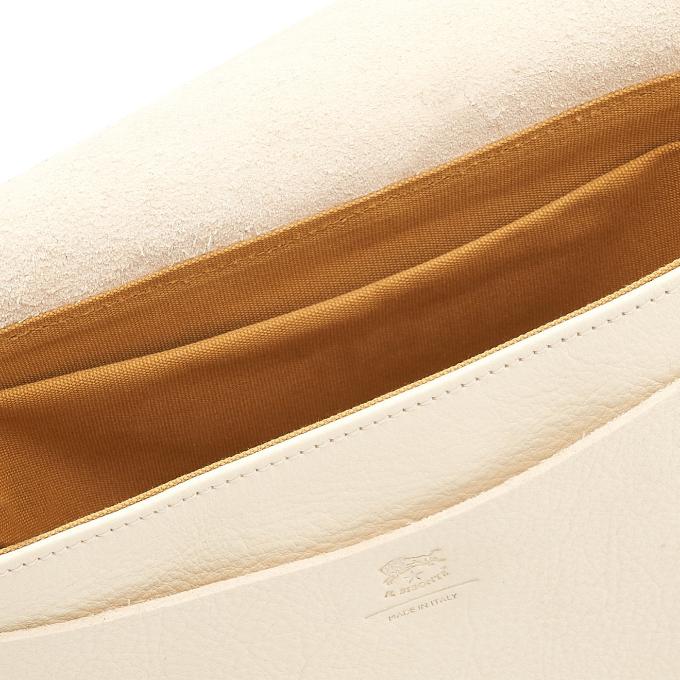 Il Bisonte Fausta Small Umhängetasche latte Vollleder