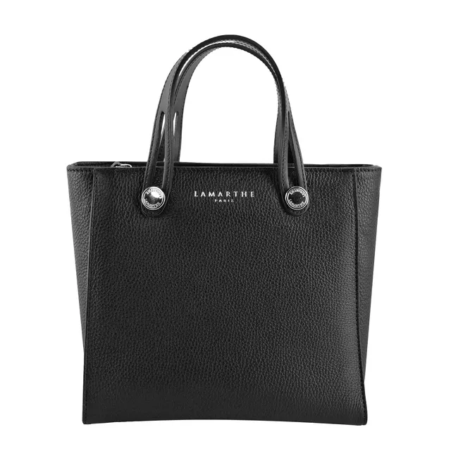 Lamarthe Fidèle Handtasche schwarz Vollleder