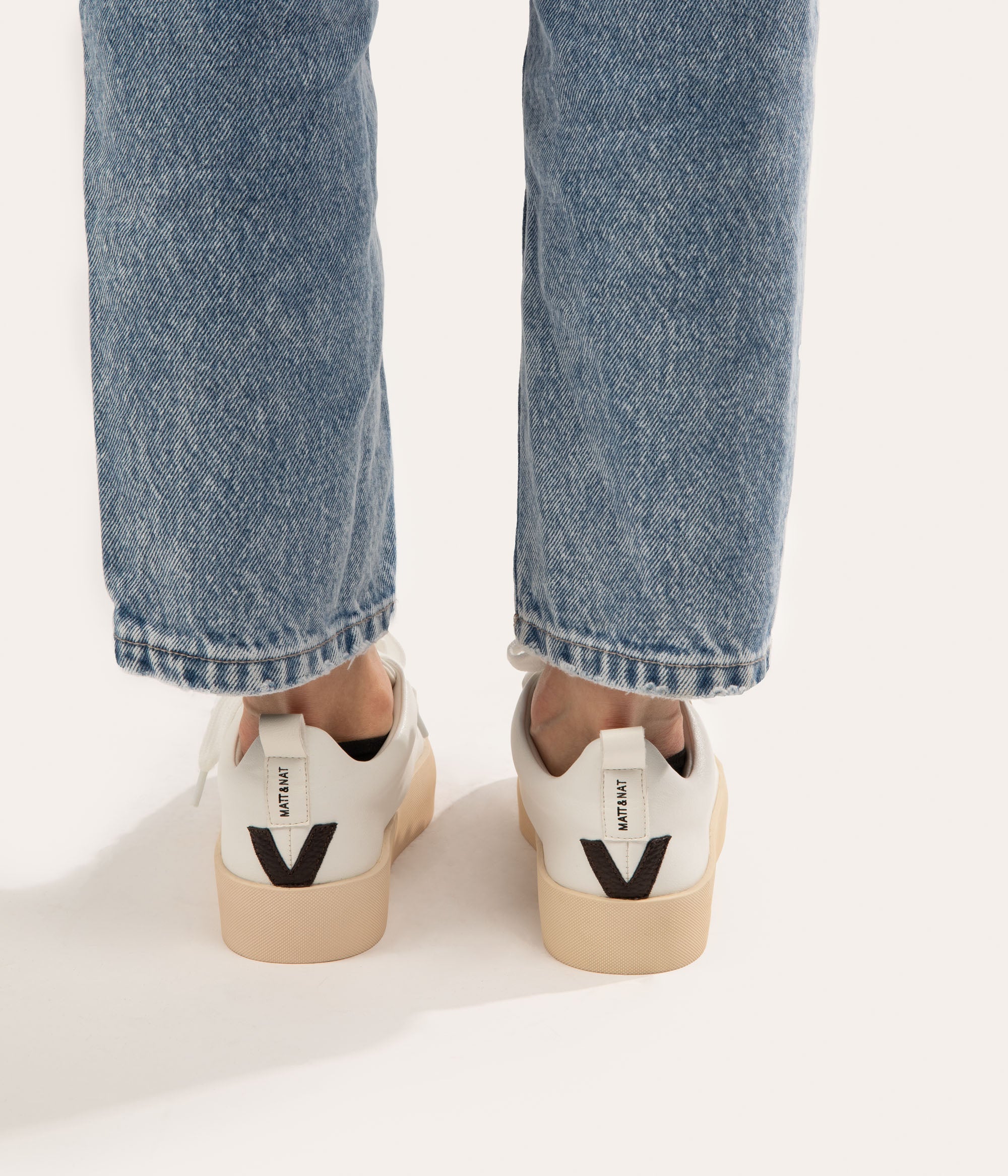 Matt & Nat Marci Sneaker Weiß-Silber vegan
