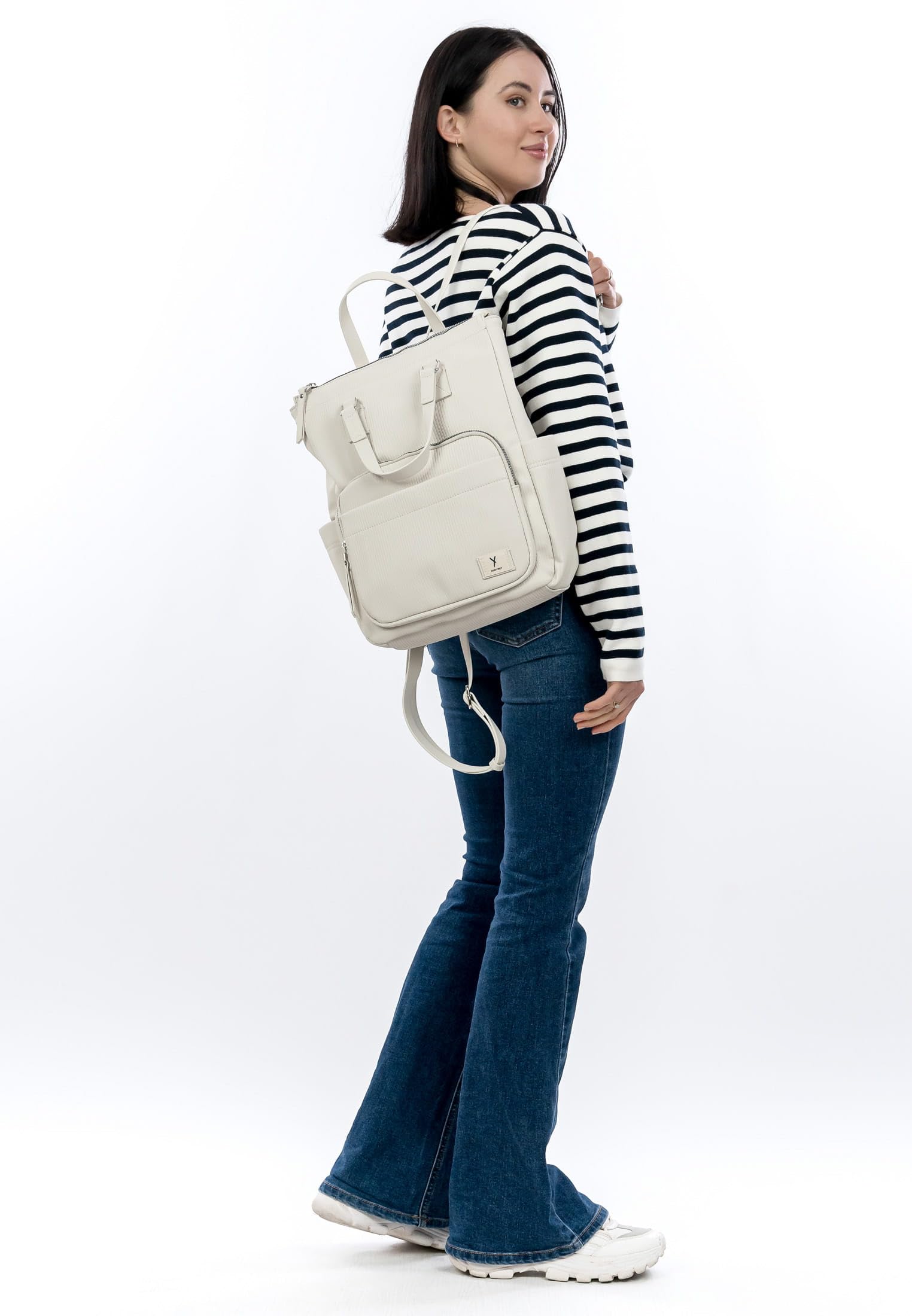 SURI FREY SFY Ricky City Backpack Rucksack Creme