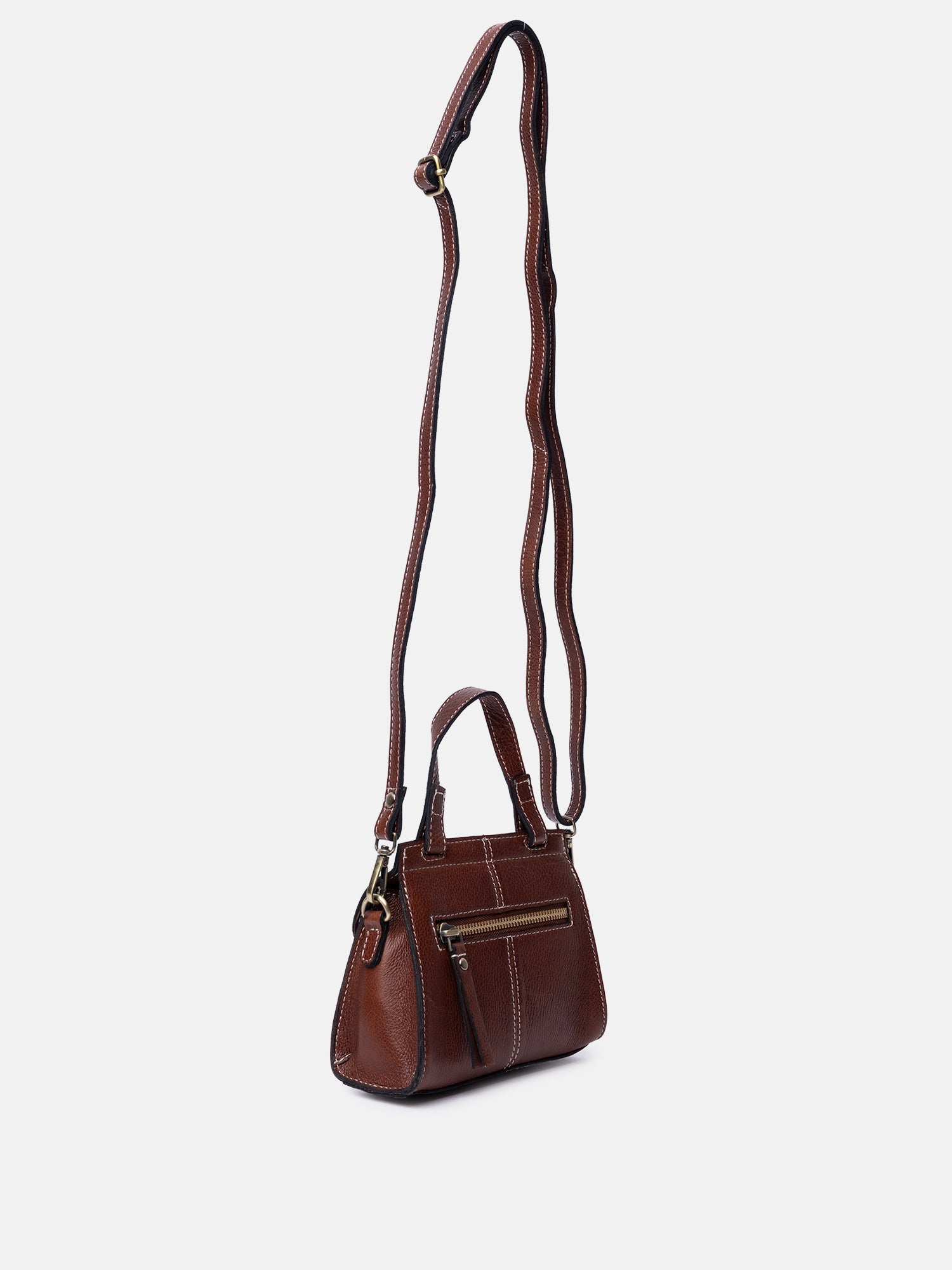 RE:DESIGNED Saya Small 6654 Umhängetasche Cognac