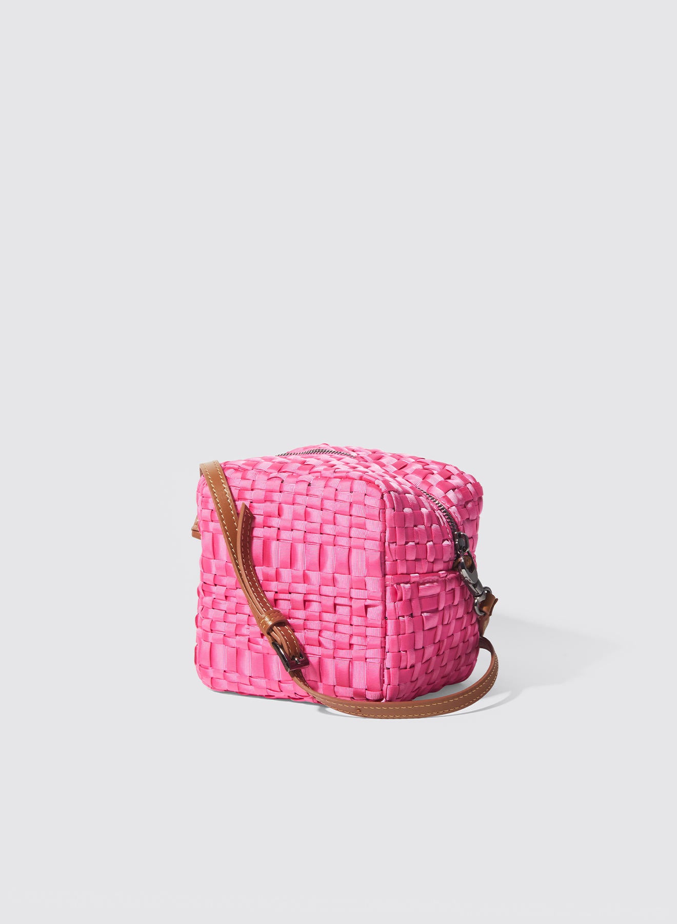Maria la Rosa Cube Mini Bag Fuchsia Handtasche