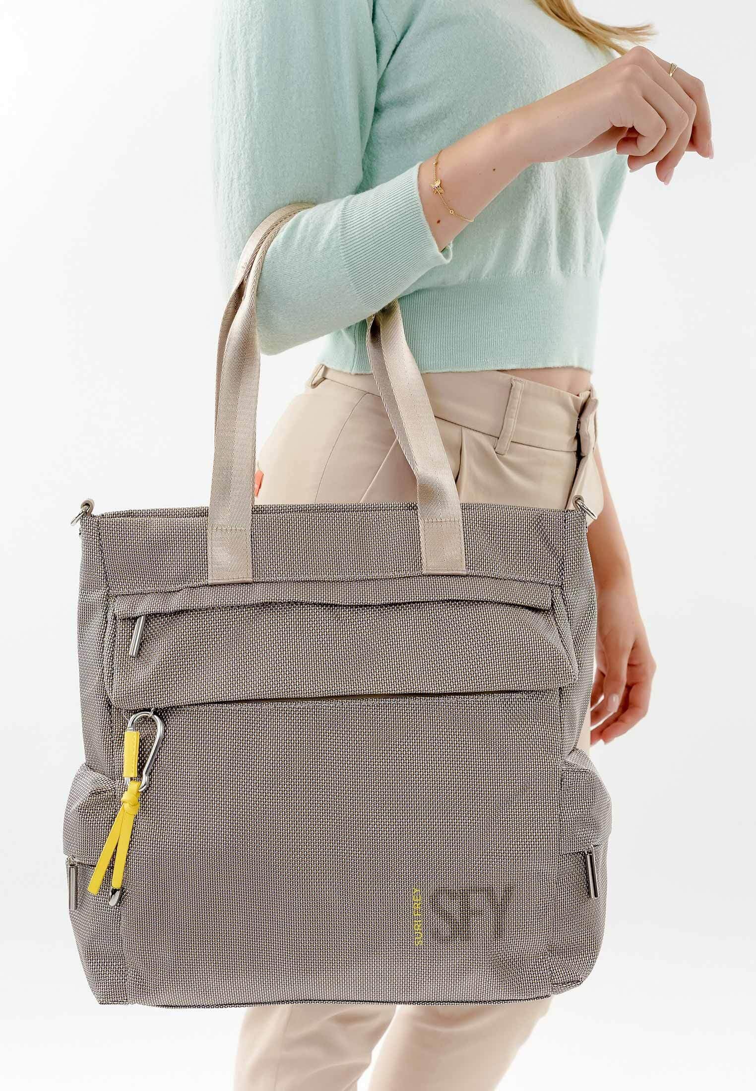 SURI FREY Marry 18013 Shopper Sand Zweifarbig Nylon