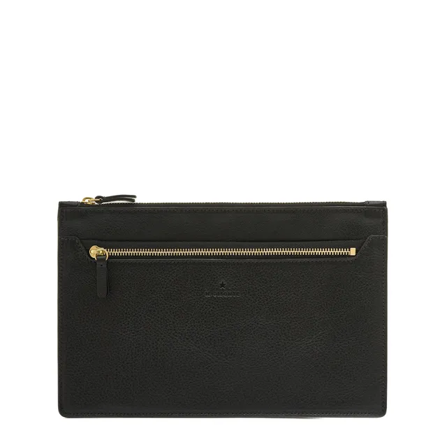 Il Bisonte Musa Kulturtasche Vollleder Schwarz Reisezubehör