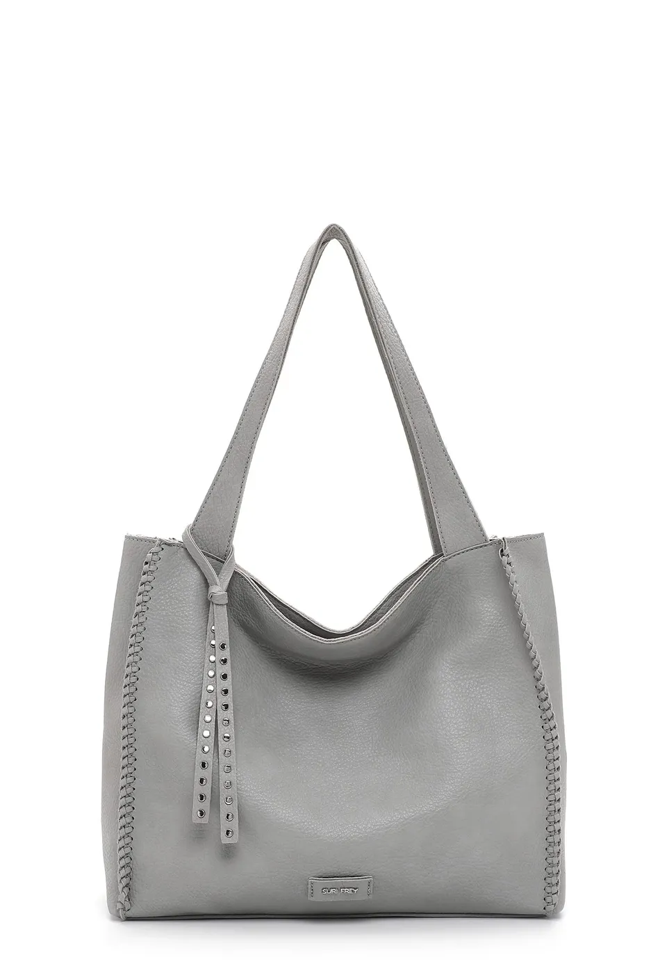 SURI FREY Franzy Cityshopper M Schultertasche Hellgrau DIN A4