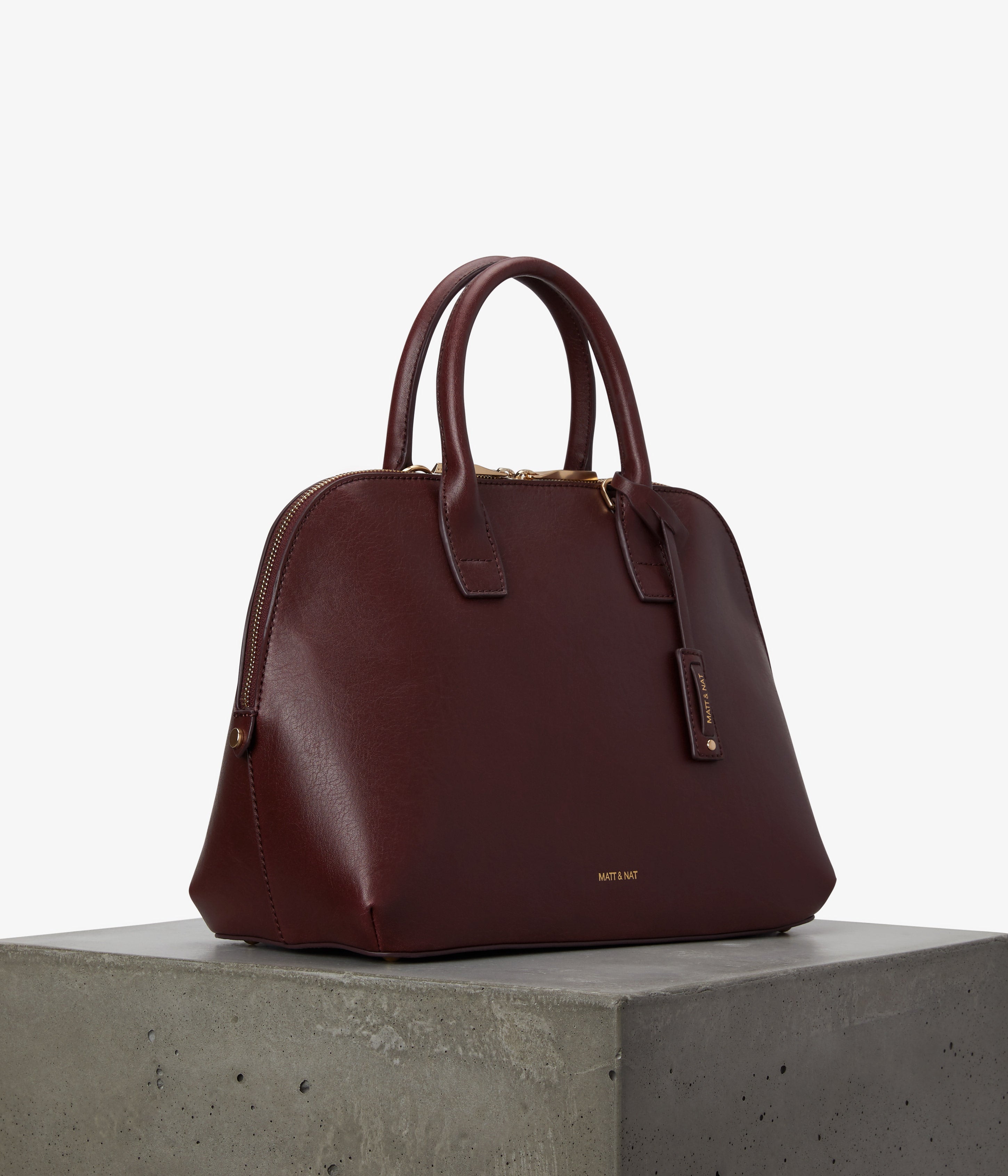 Matt & Nat Gessi Vintage Satchel Schwarz vegan
