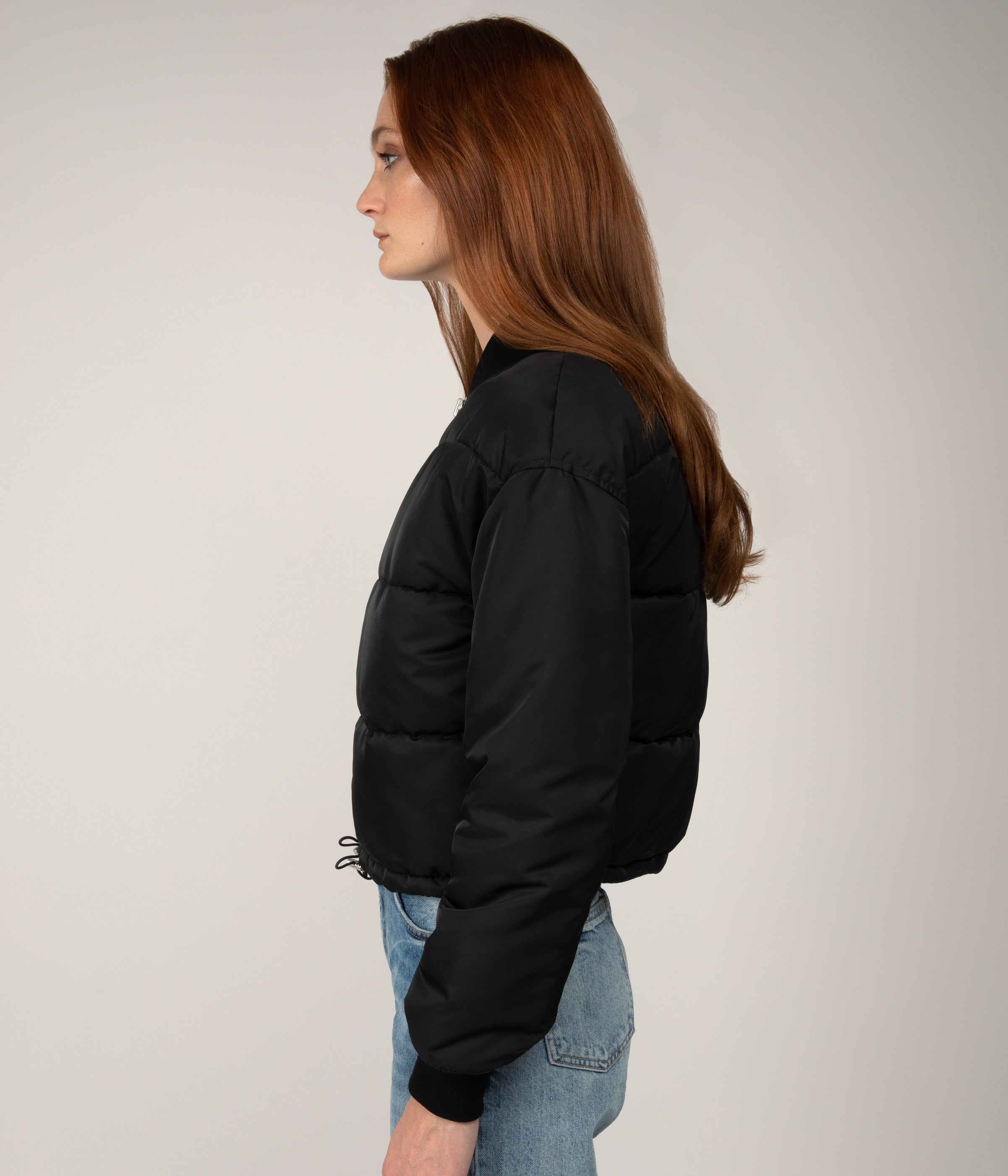 Matt & Nat Rosie Puffer Jacke Schwarz vegan