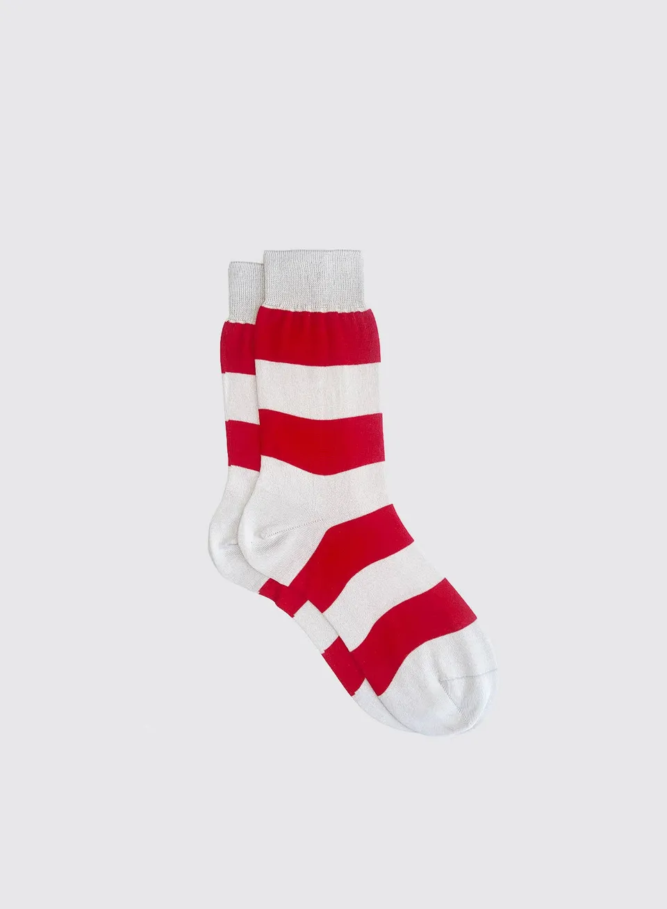 Maria la Rosa WD090RG1800 Socken Rot Bio-Baumwolle