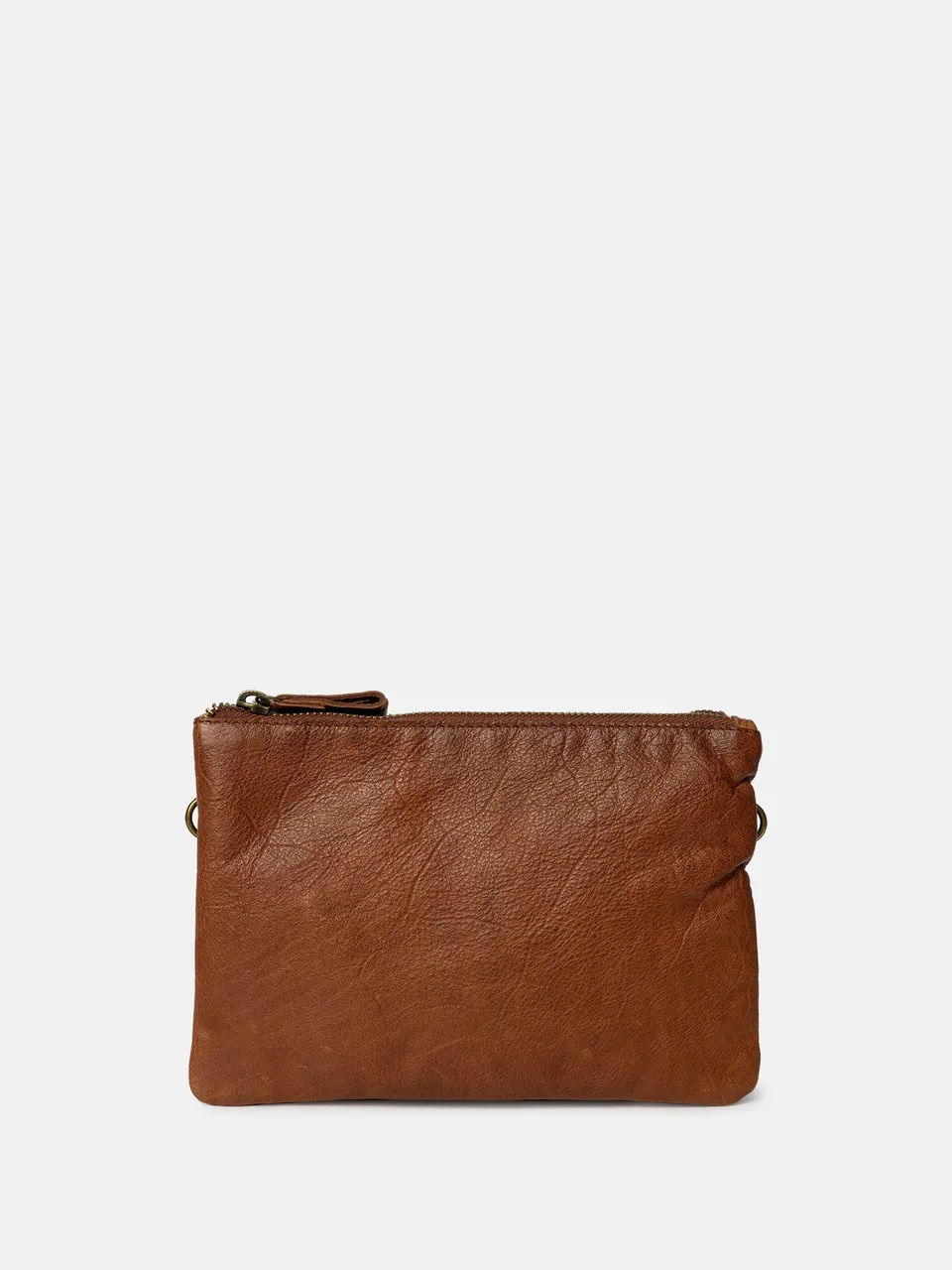 RE:DESIGNED Oslo Urban Umhängetasche Walnut Vollleder