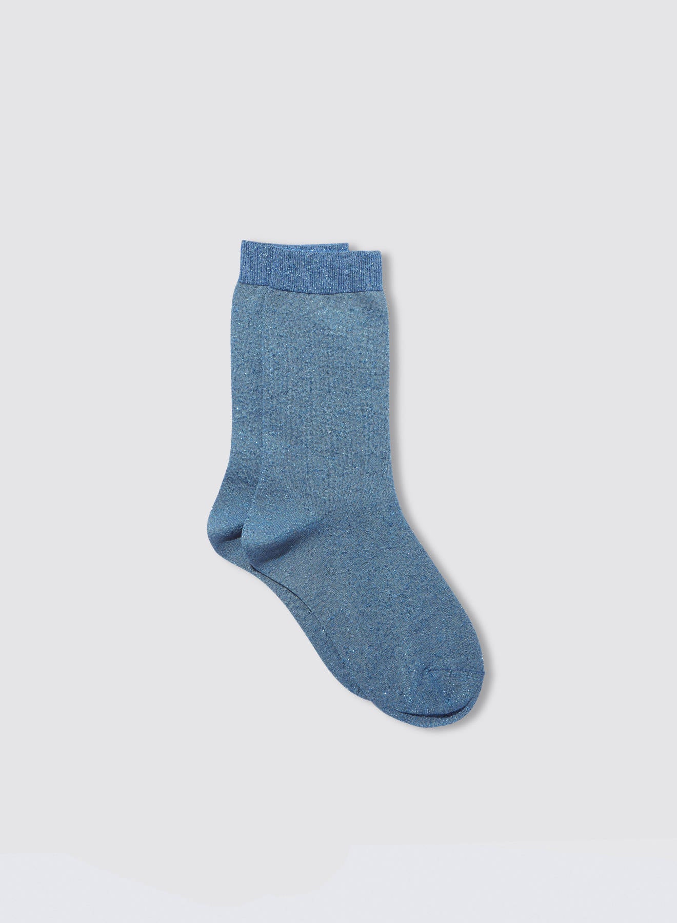 Maria la Rosa WDB18UN0006 Socken Silver Lurex-Glitzer