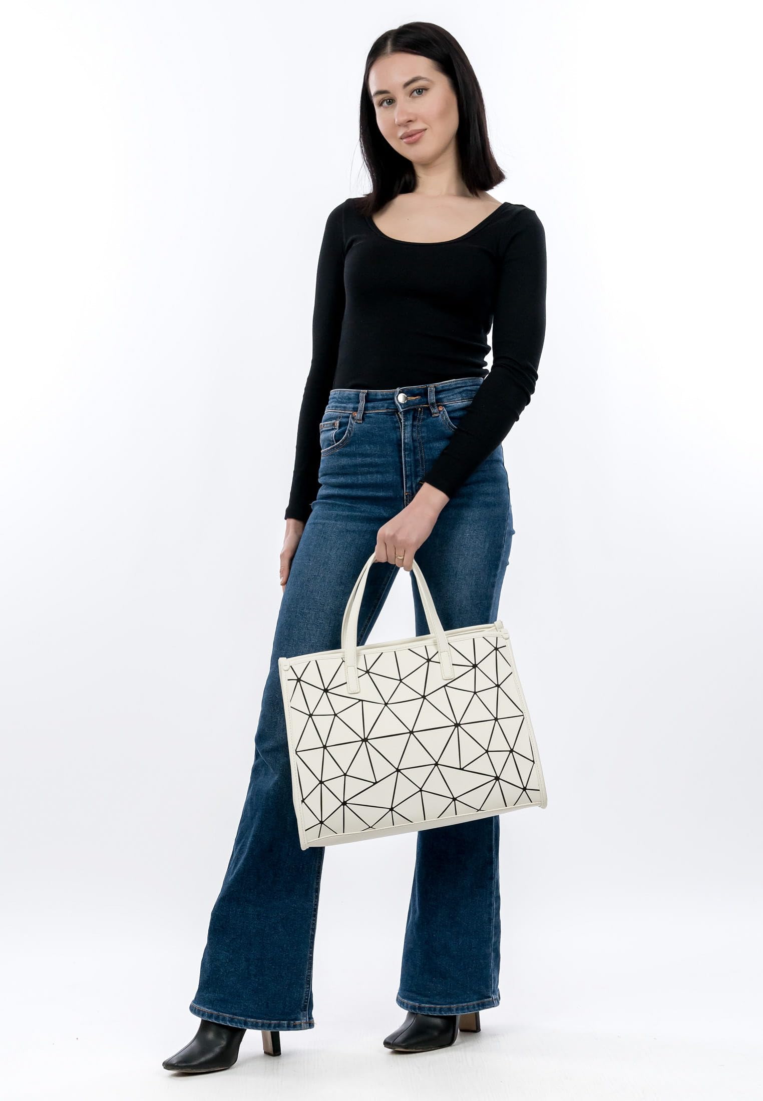 SURI FREY Jessy-Lu Cityshopper L Shopper Weiß